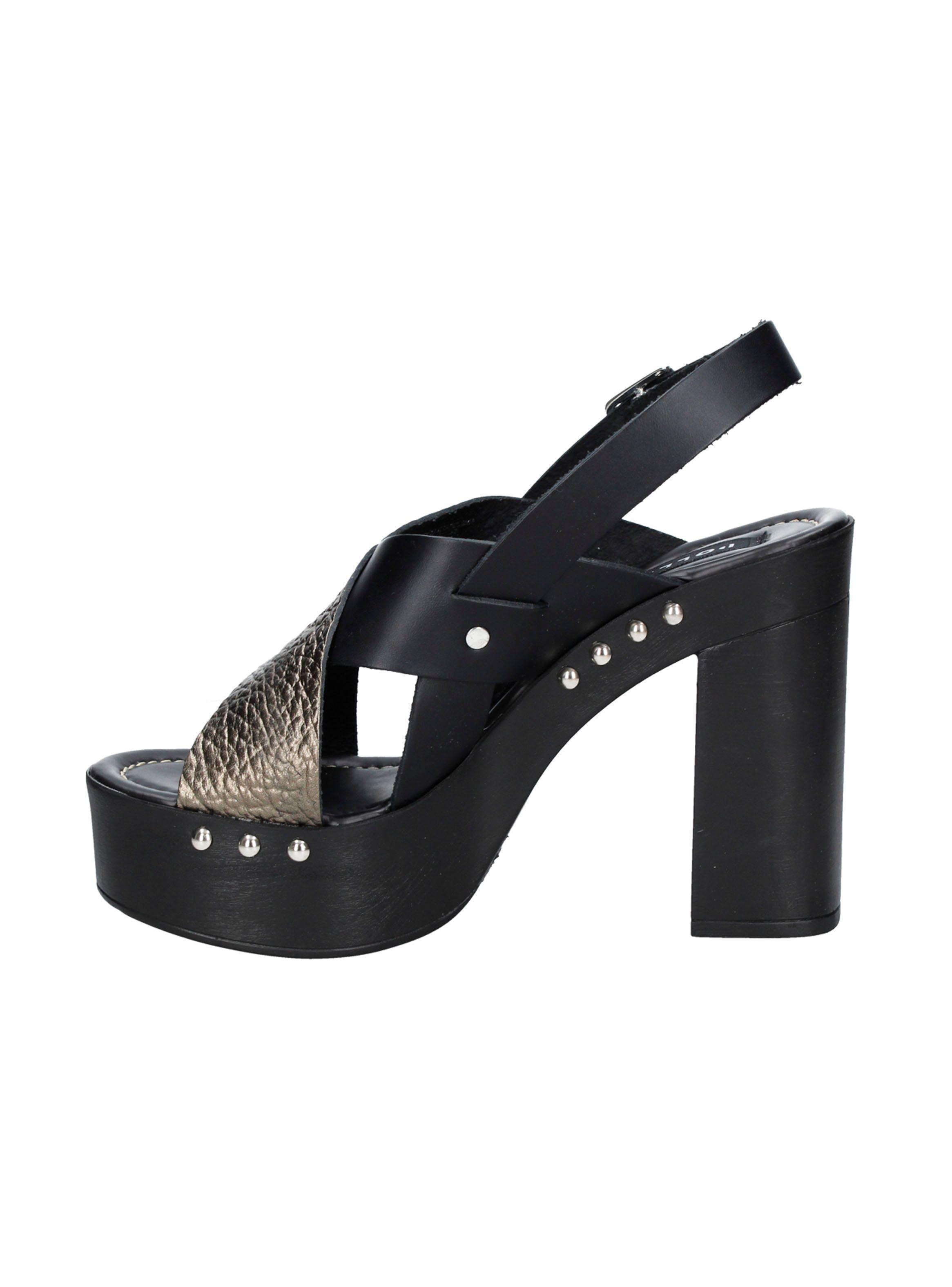 Sandalia Pollini Negra B185 Mujer-3