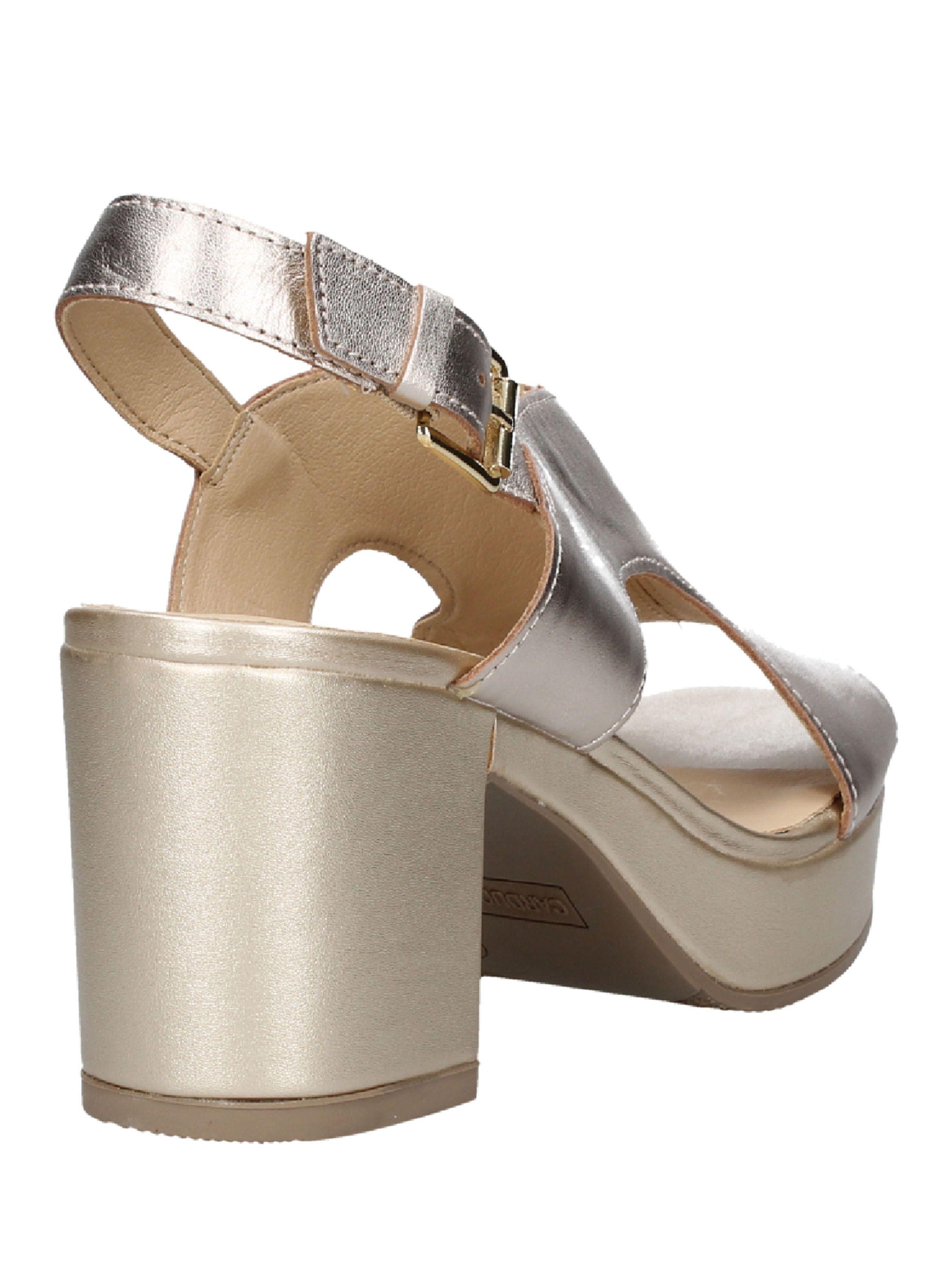 Sandalia Carducci Naranja CC082 Mujer-4