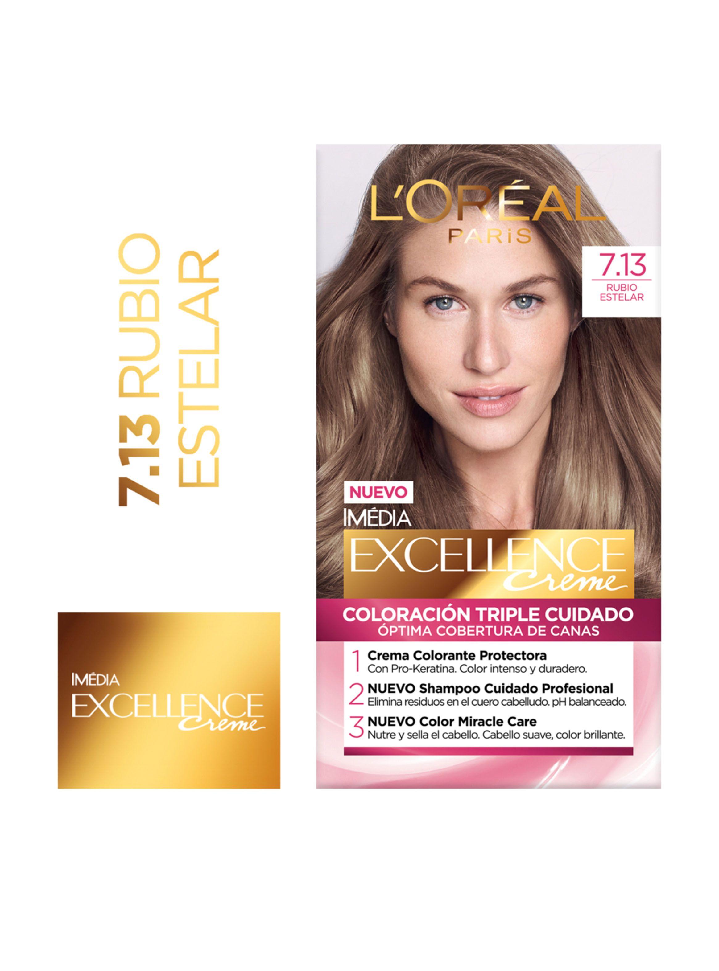 Tintura Excellence Cabello Blond Legends 7.13 Rubio Estelar-0