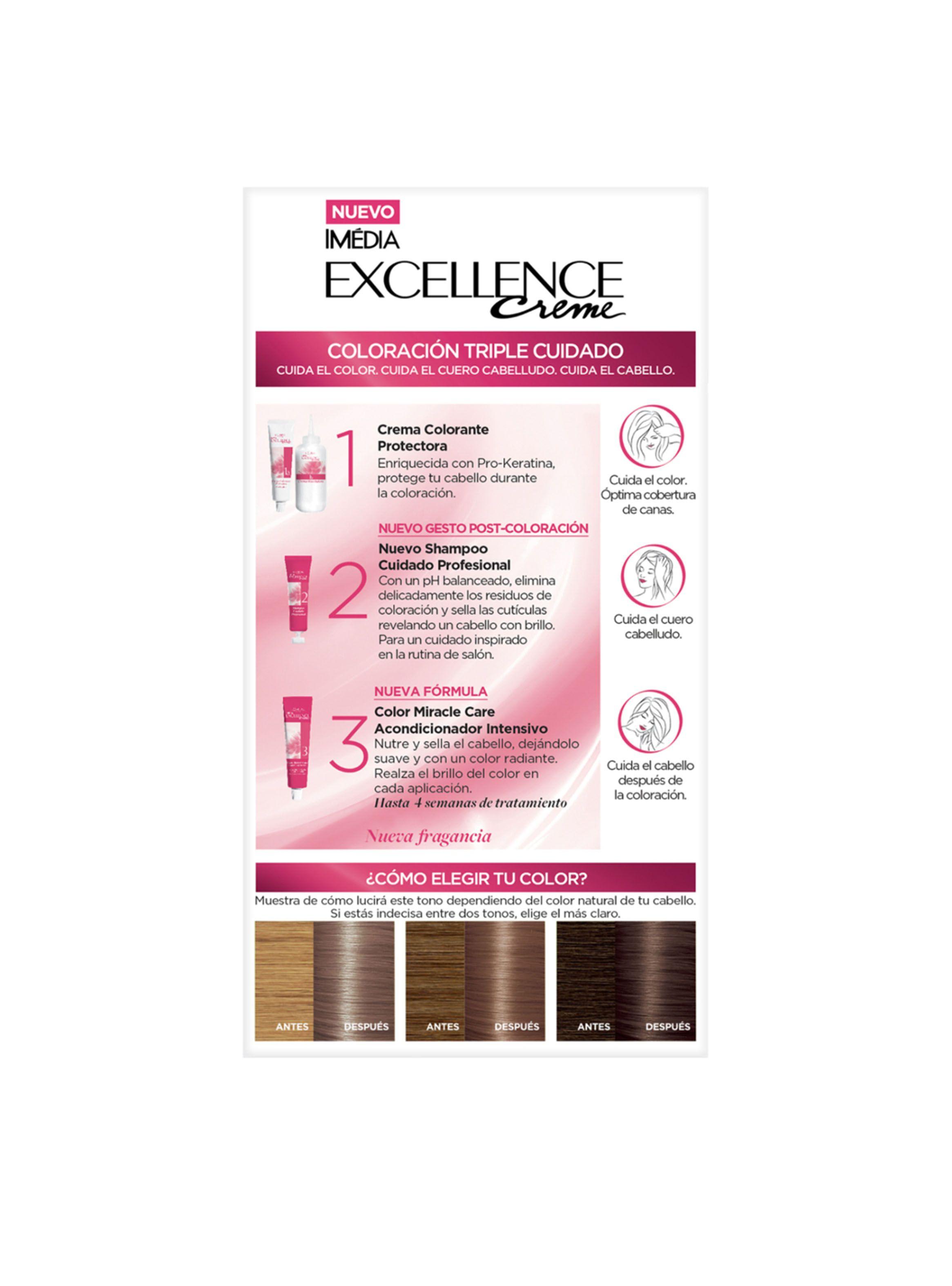 Tintura Excellence Cabello Blond Legends 7.13 Rubio Estelar-5