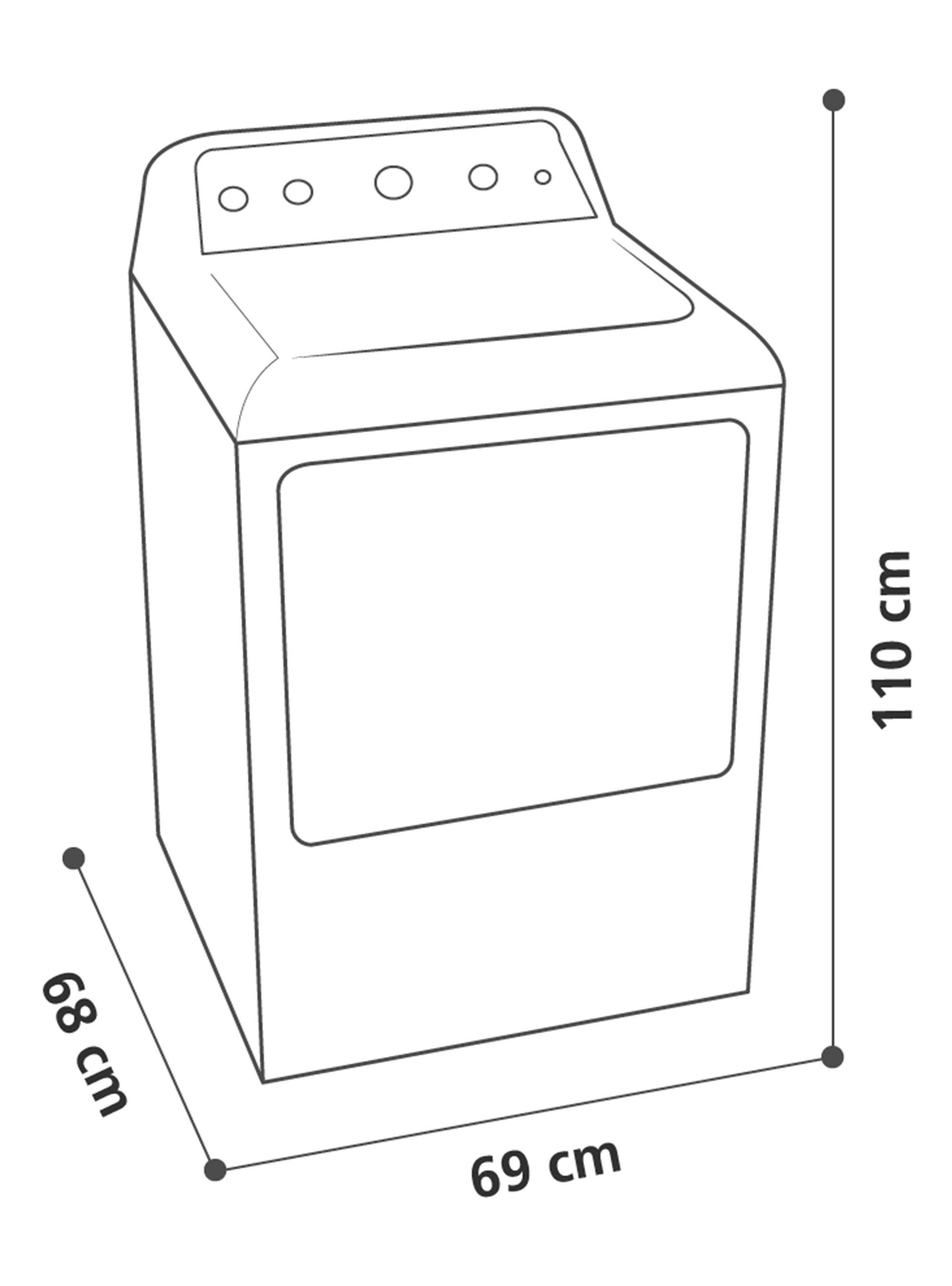 Secadora a Gas Frontal 20 Kg SMG26N5MNBCL1 Blanca-1
