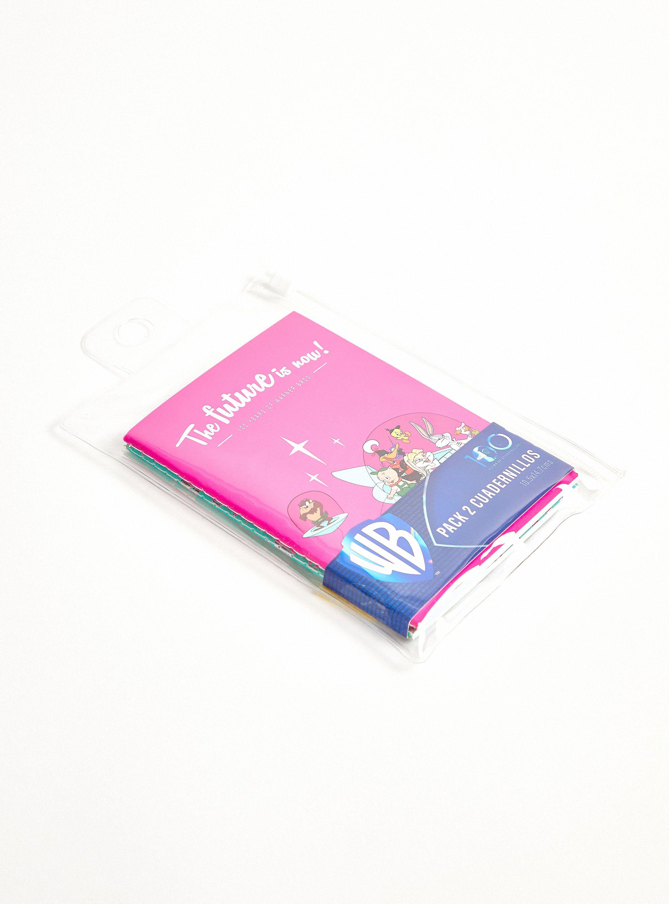 Set de Accesorios Pack 2 Libretas Warner Bros. 2 Piezas-1