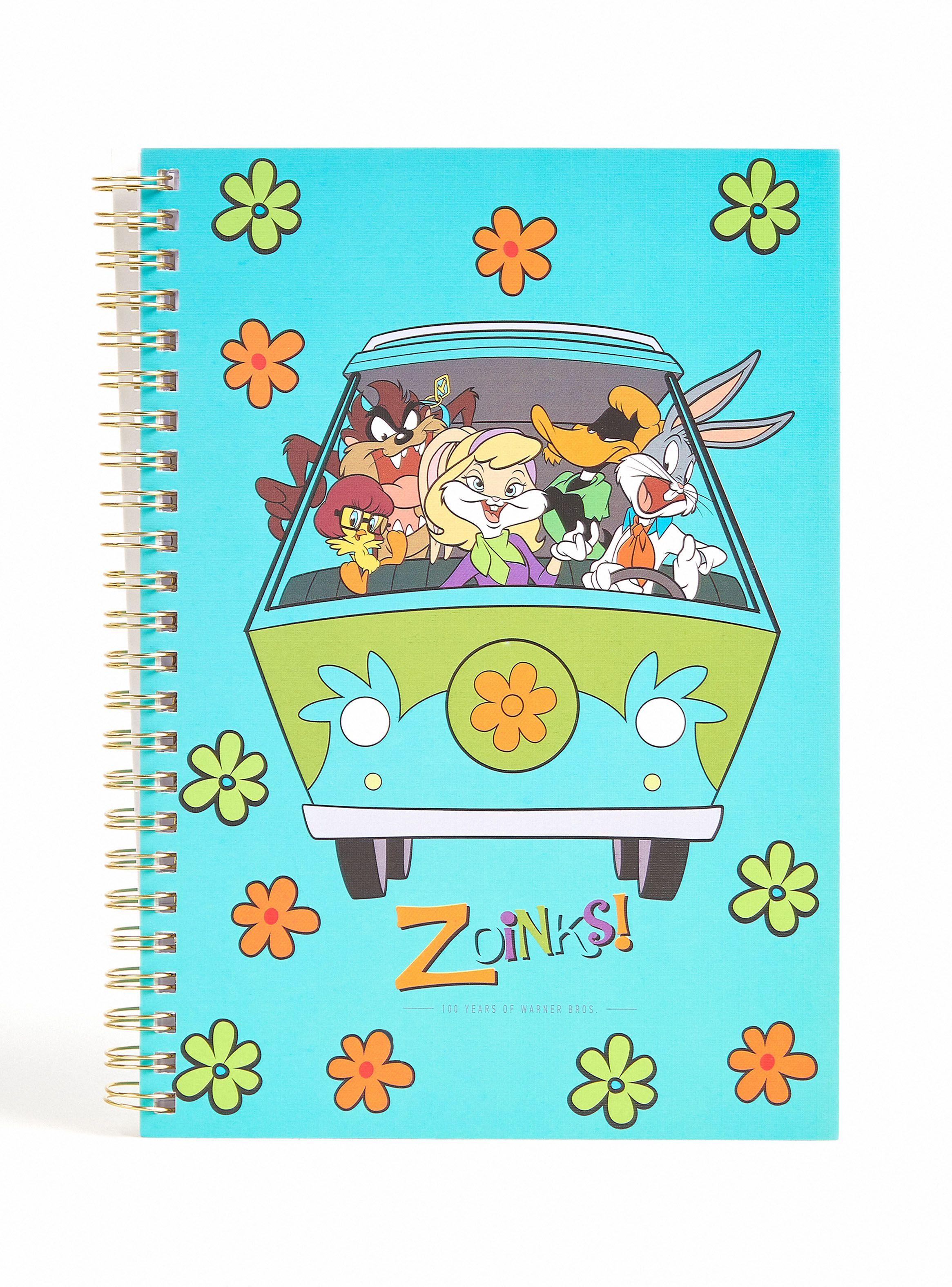 Set de Accesorios Cuaderno Espiral Warner Bros.-0