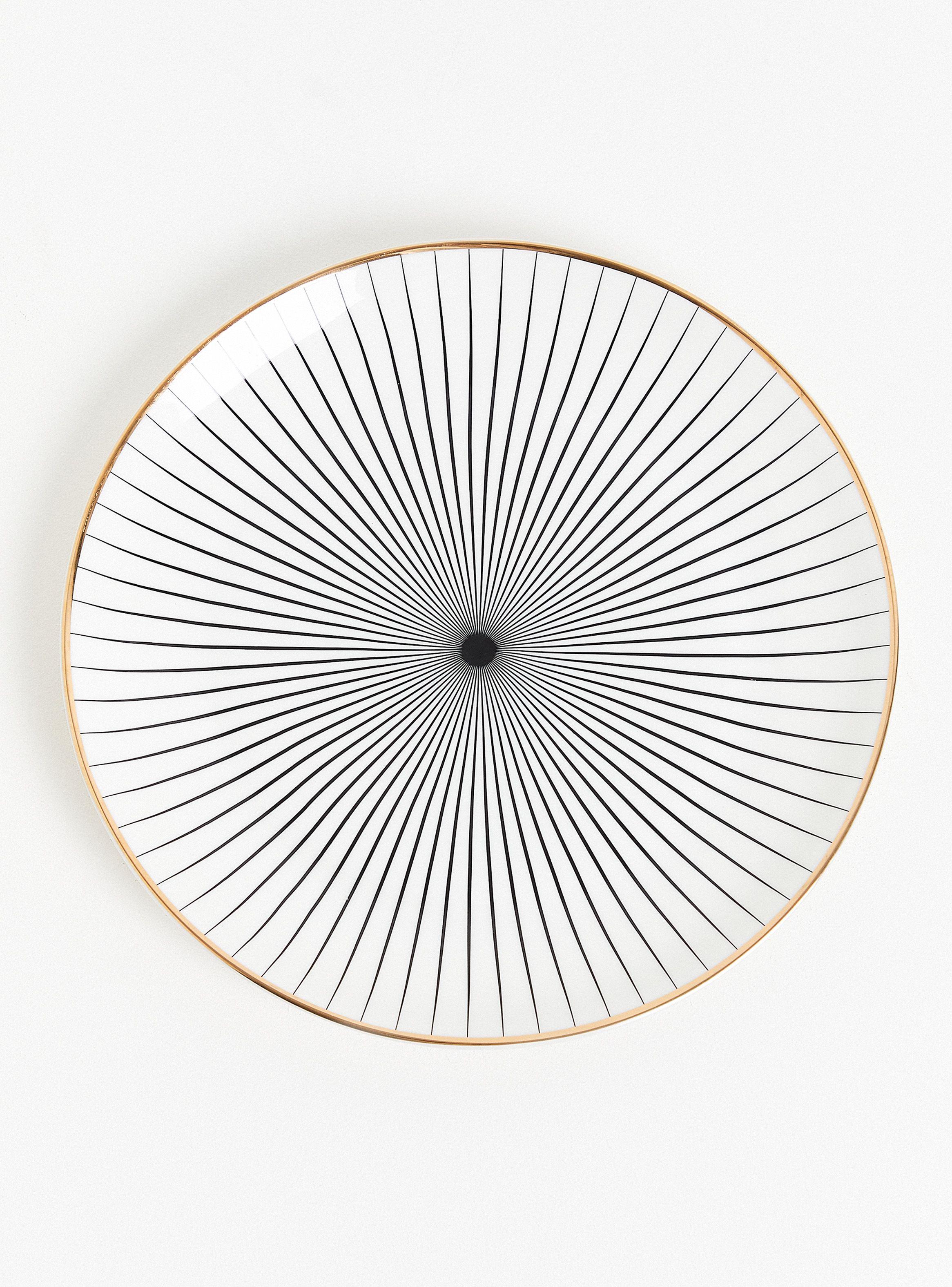Plato Principal 26.7 cm Glam Blanco-2