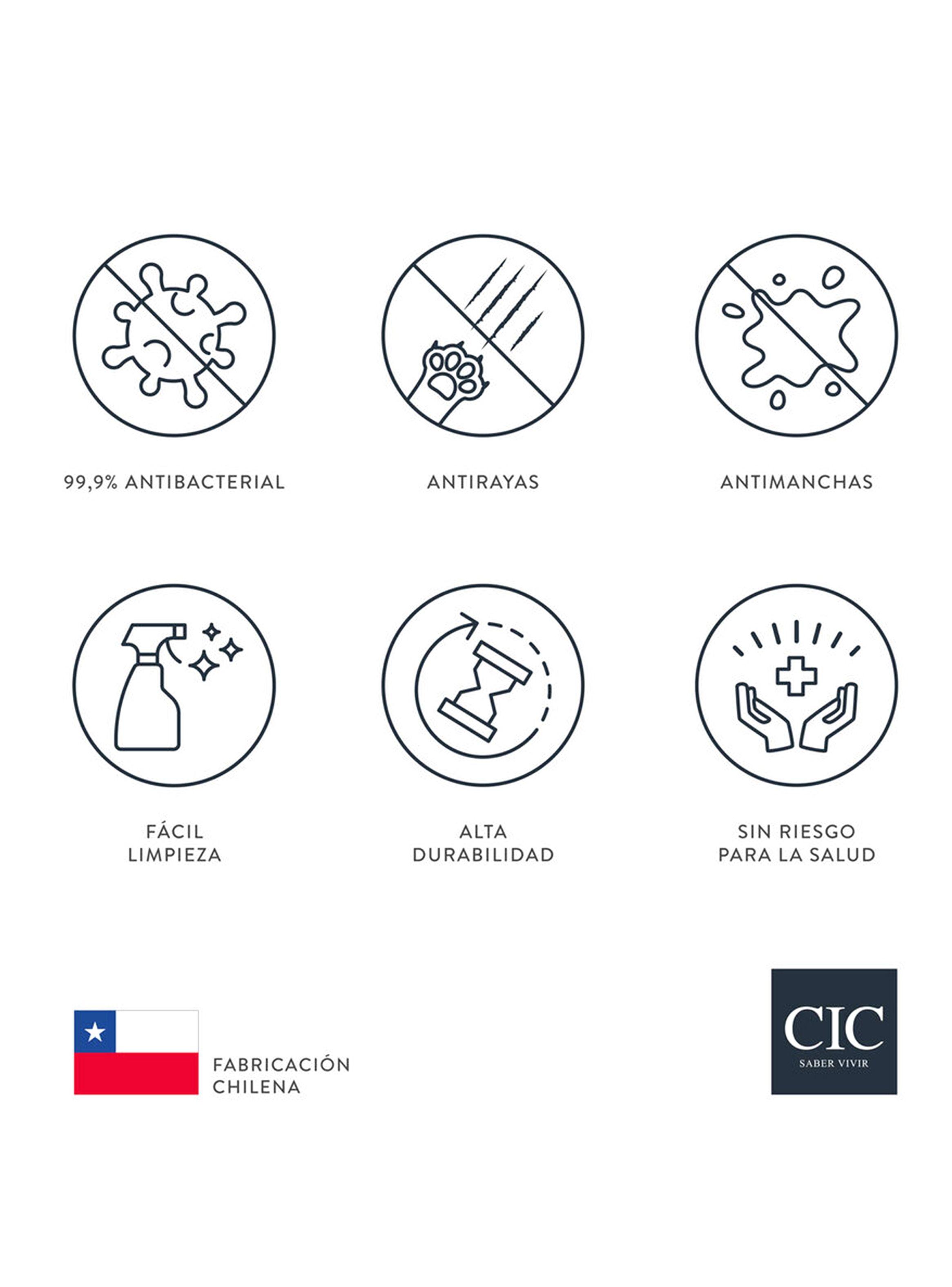Clóset 6 puertas 2 Cajones Trancura Nogal/Blanco-4