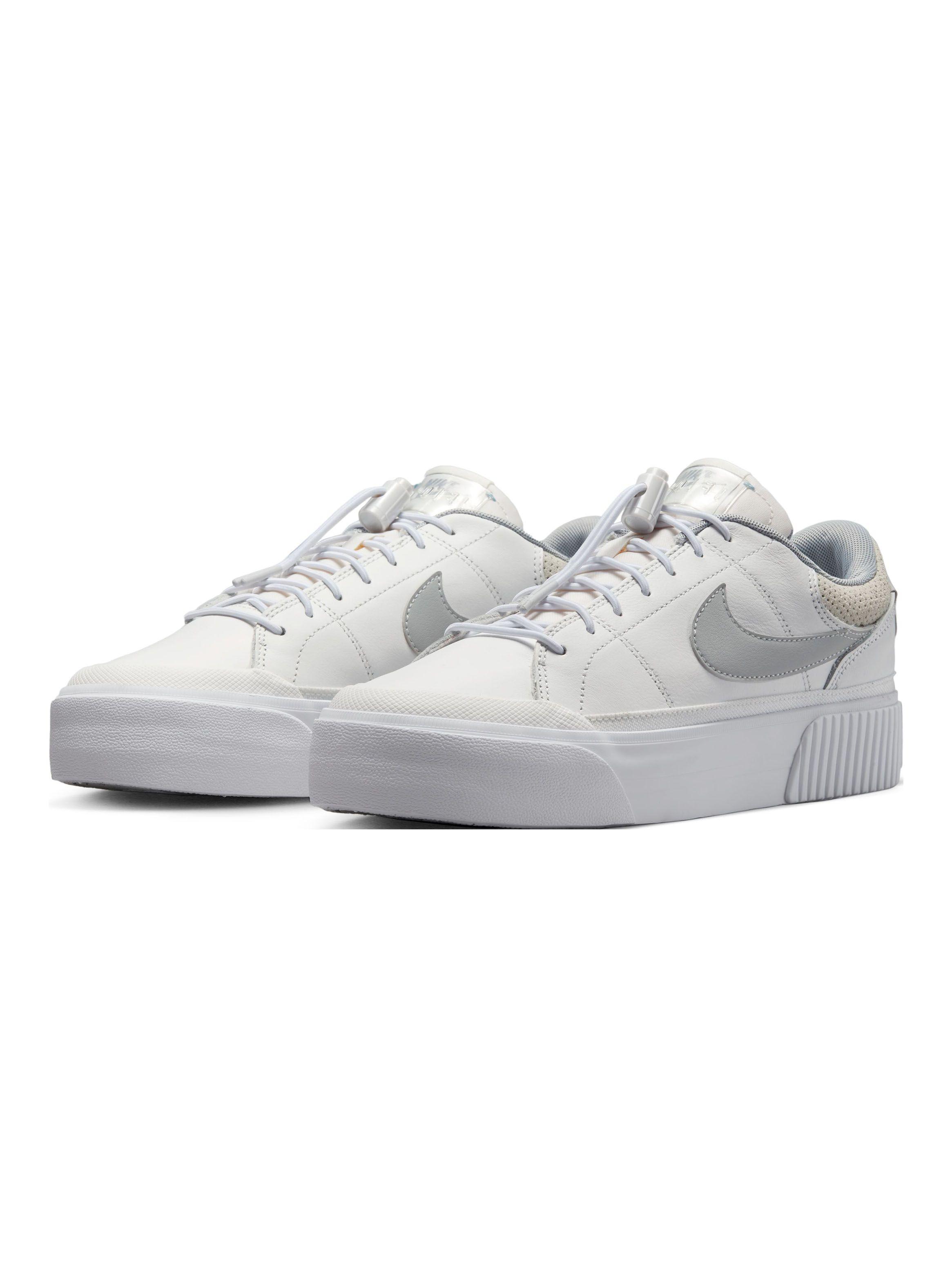Zapatilla Urbana Aterciopelada Court Legacy Lift Mujer-1