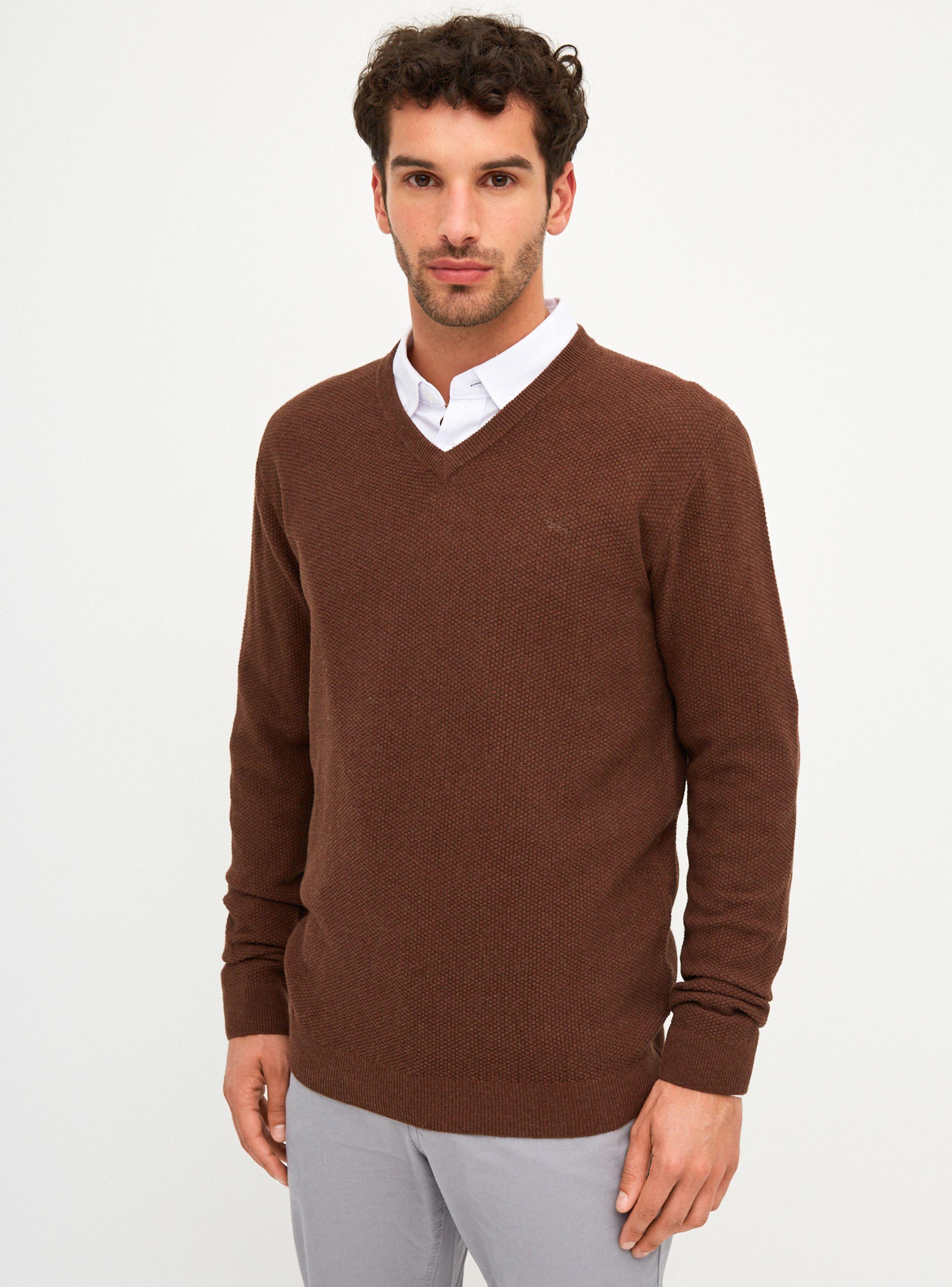 Sweater Moda Cuello V-0