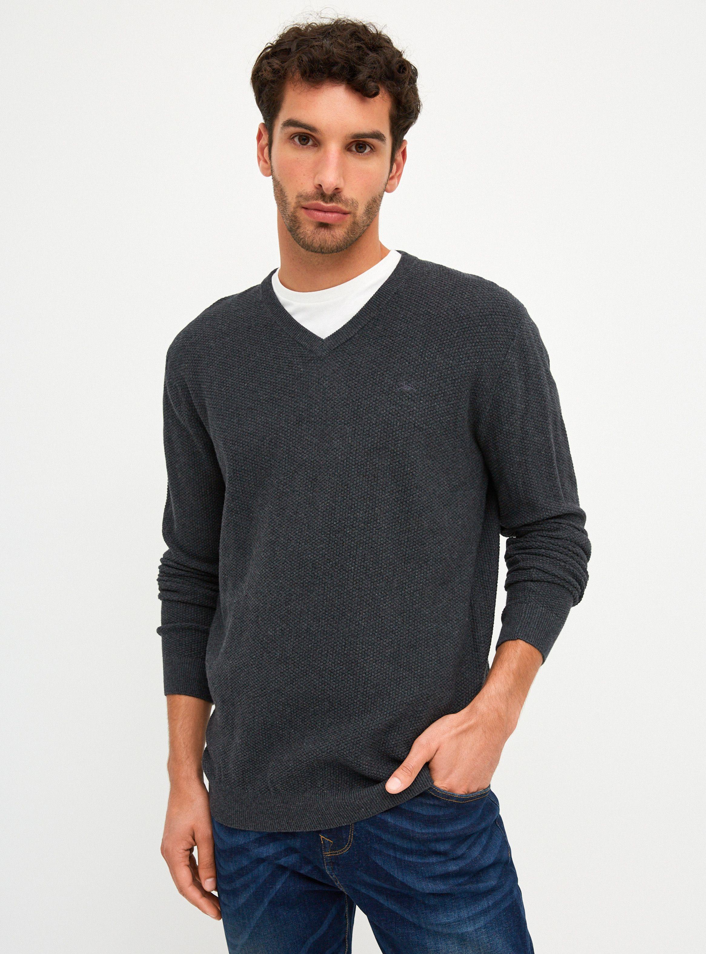 Sweater Moda Cuello V-0