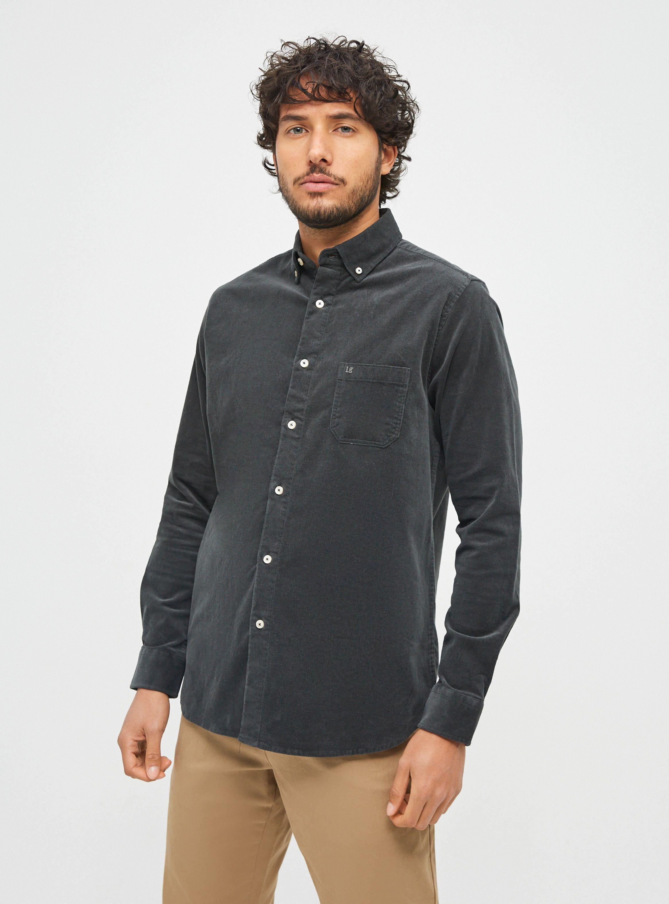 Camisa  Cotelé  Print Manga Larga-0