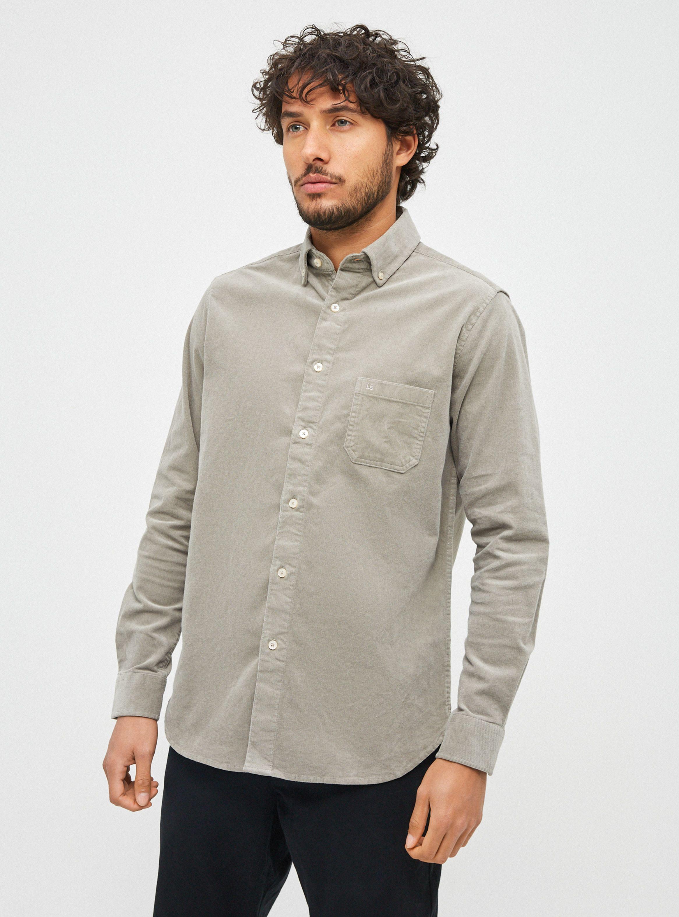 Camisa  Cotelé  Print Manga Larga-0