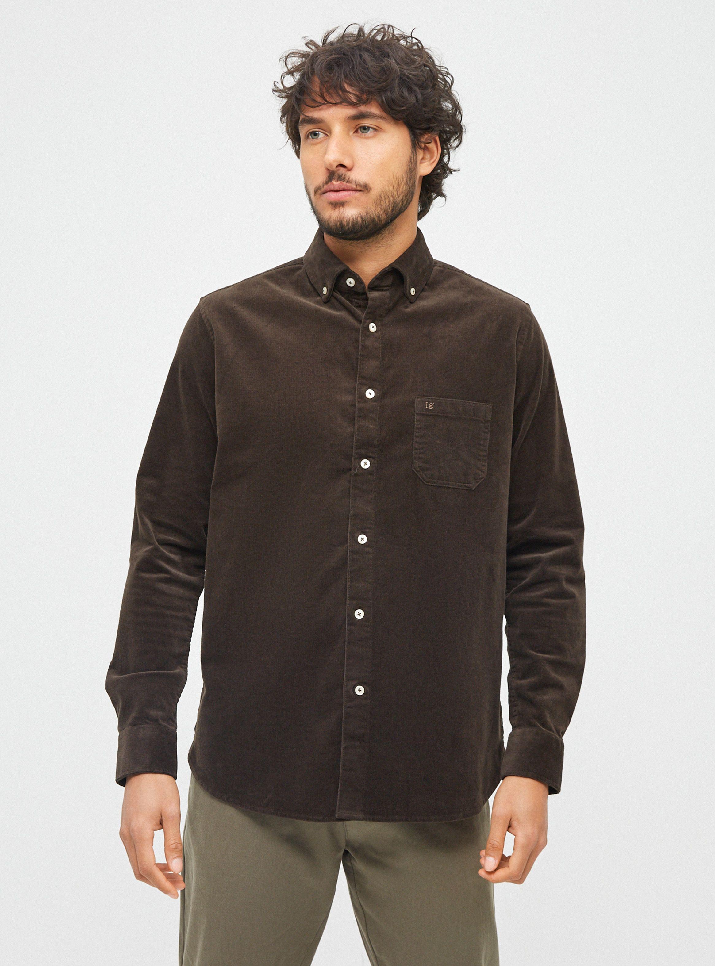 Camisa  Cotelé  Print Manga Larga-0