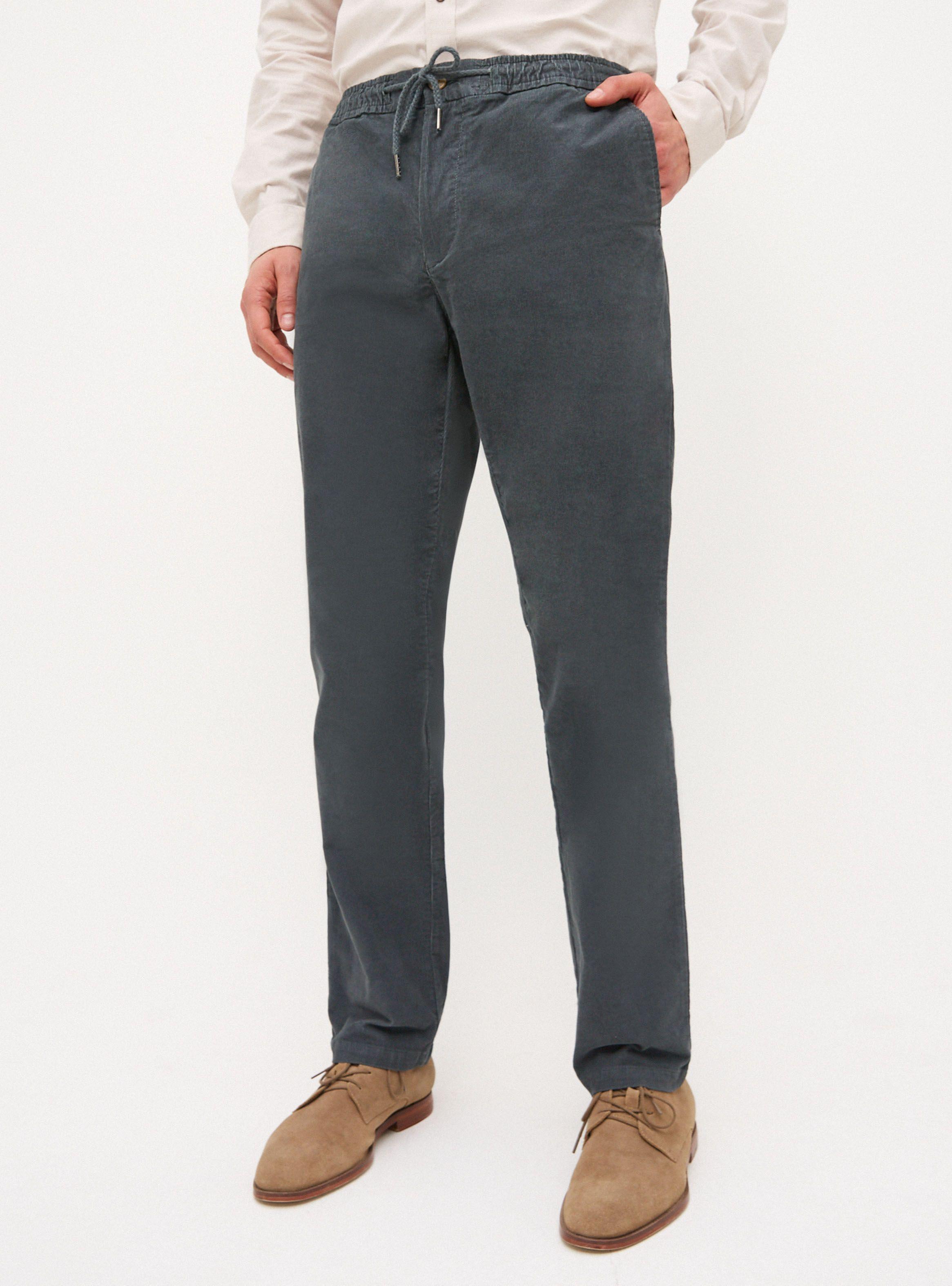 Pantalónes Cotelé Cintura Elasticada-0