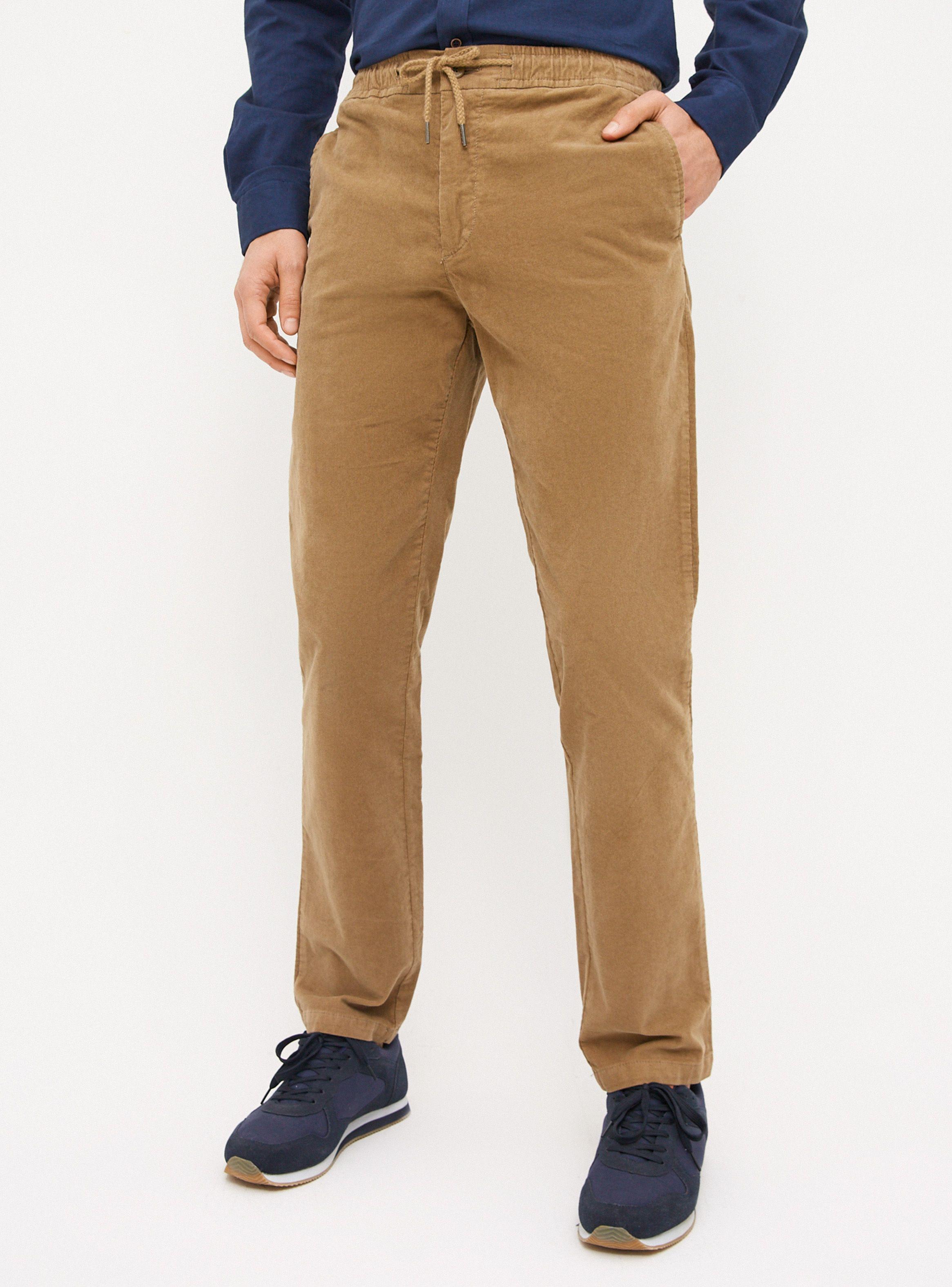 Pantalónes Cotelé Cintura Elasticada-0