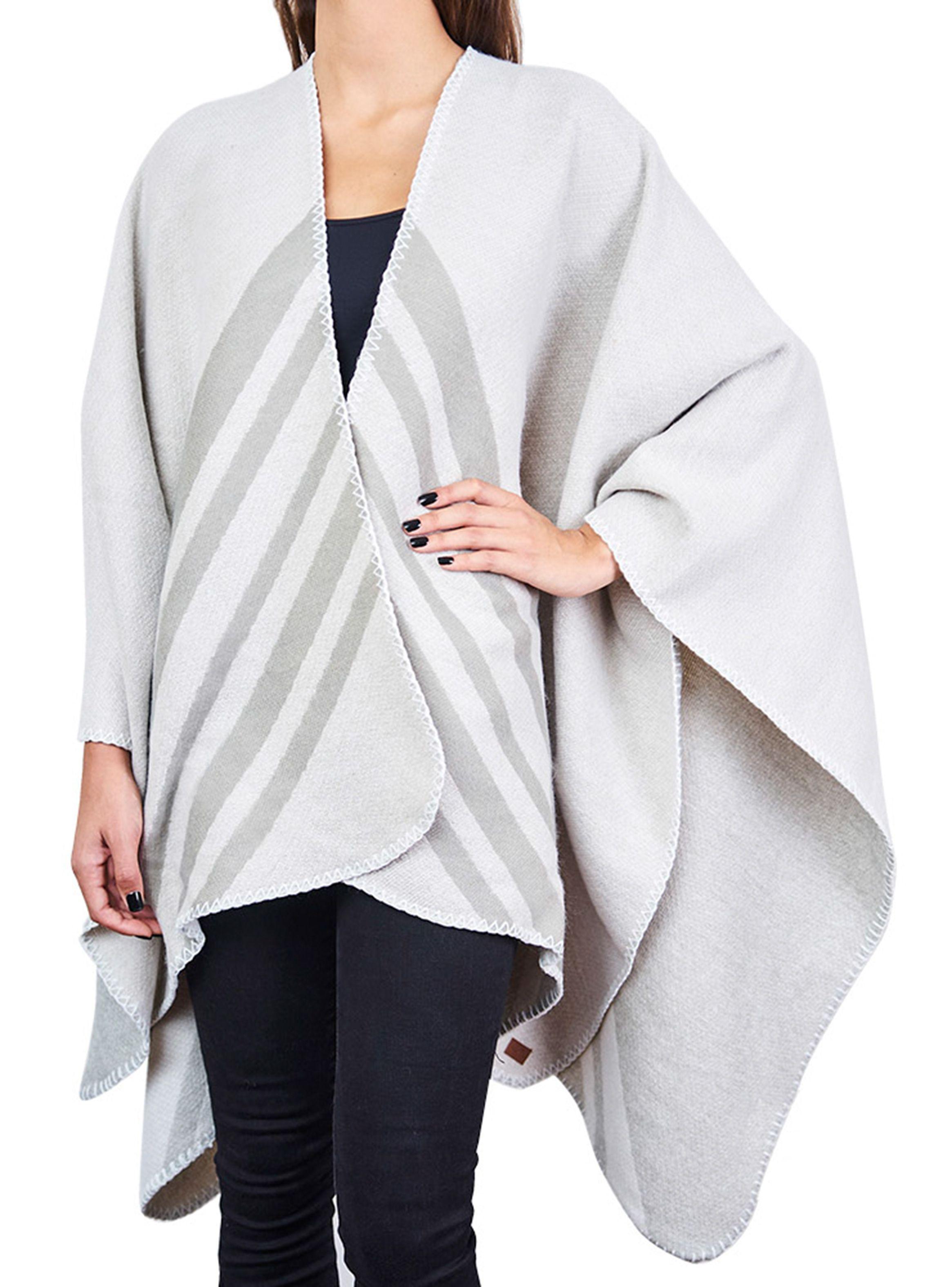 Poncho Grey Humana-0
