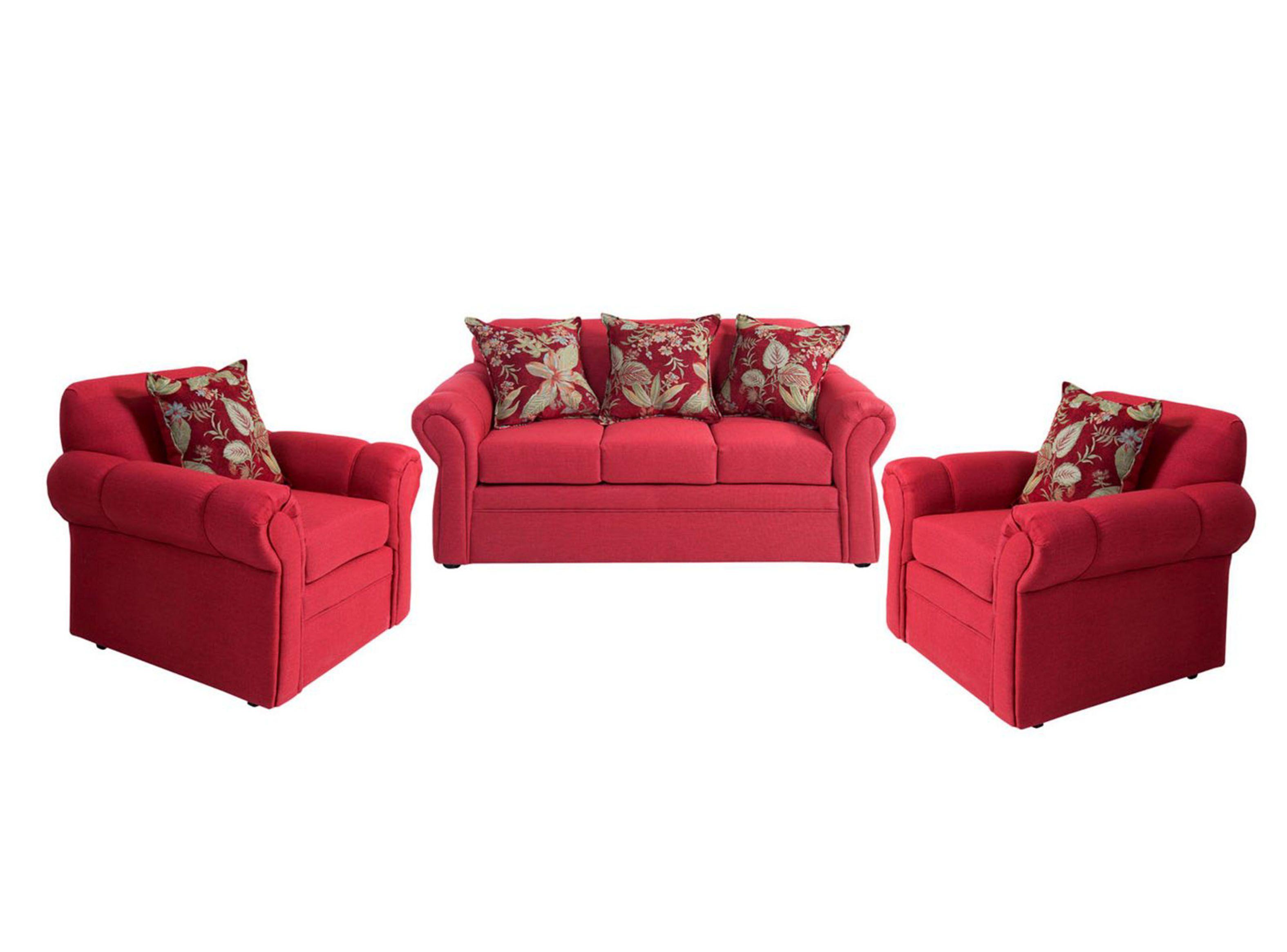 Juego de Living Tela Chicago: Sofá 3 Cuerpos + 2 Sillones Stylo-0