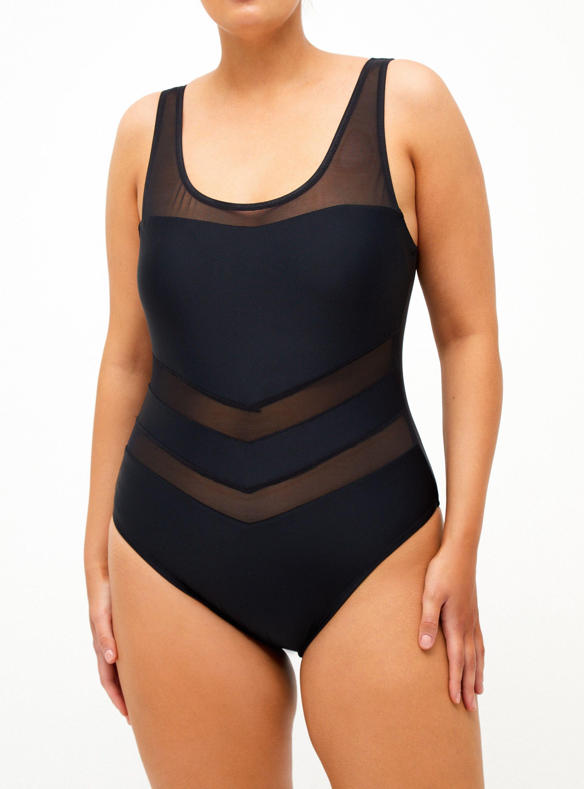 Traje de Baño con Malla Viaressa-0