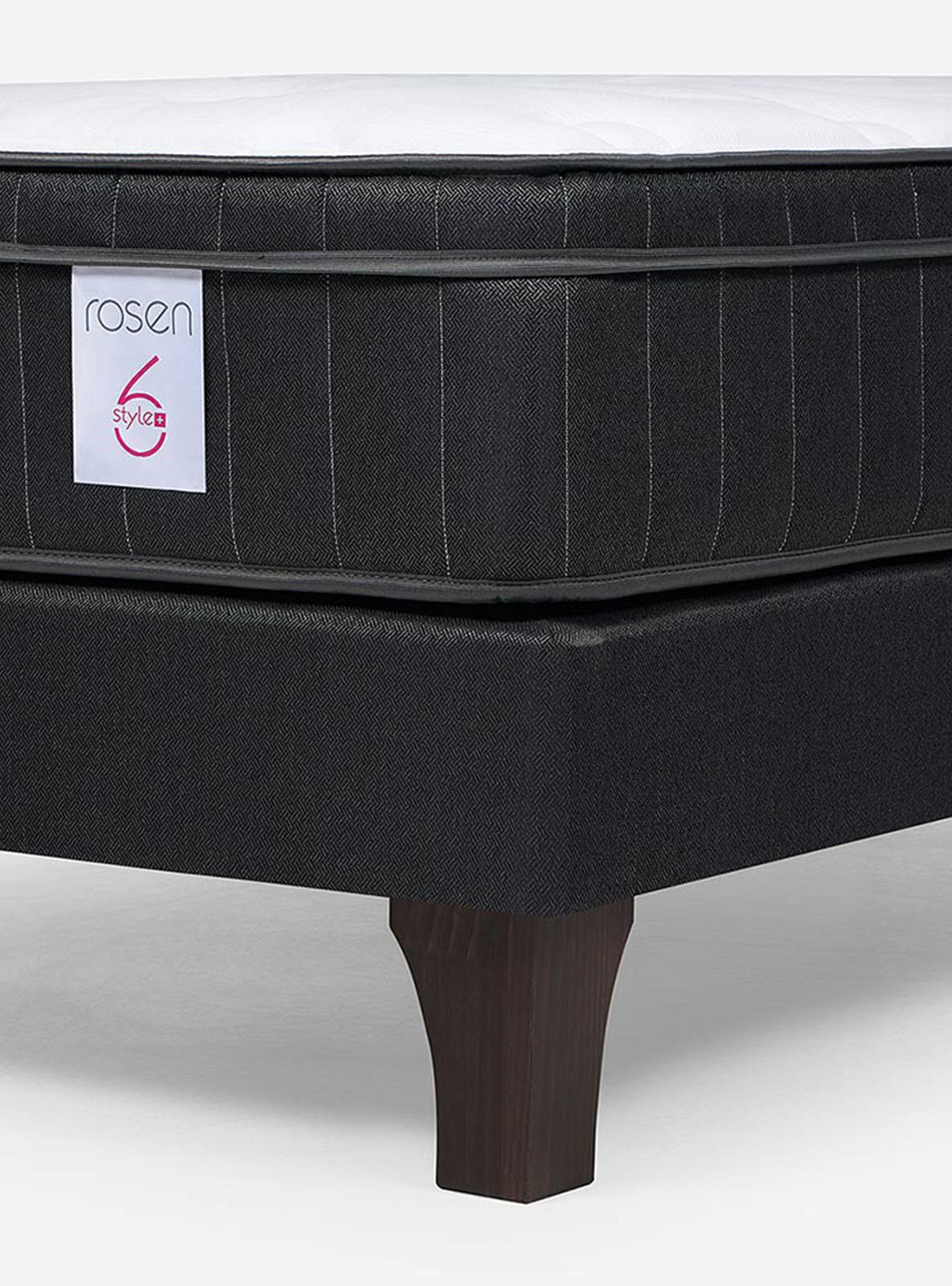 Cama New Style 6 Plus 1 Plaza + Respaldo Lucio Grafito-4