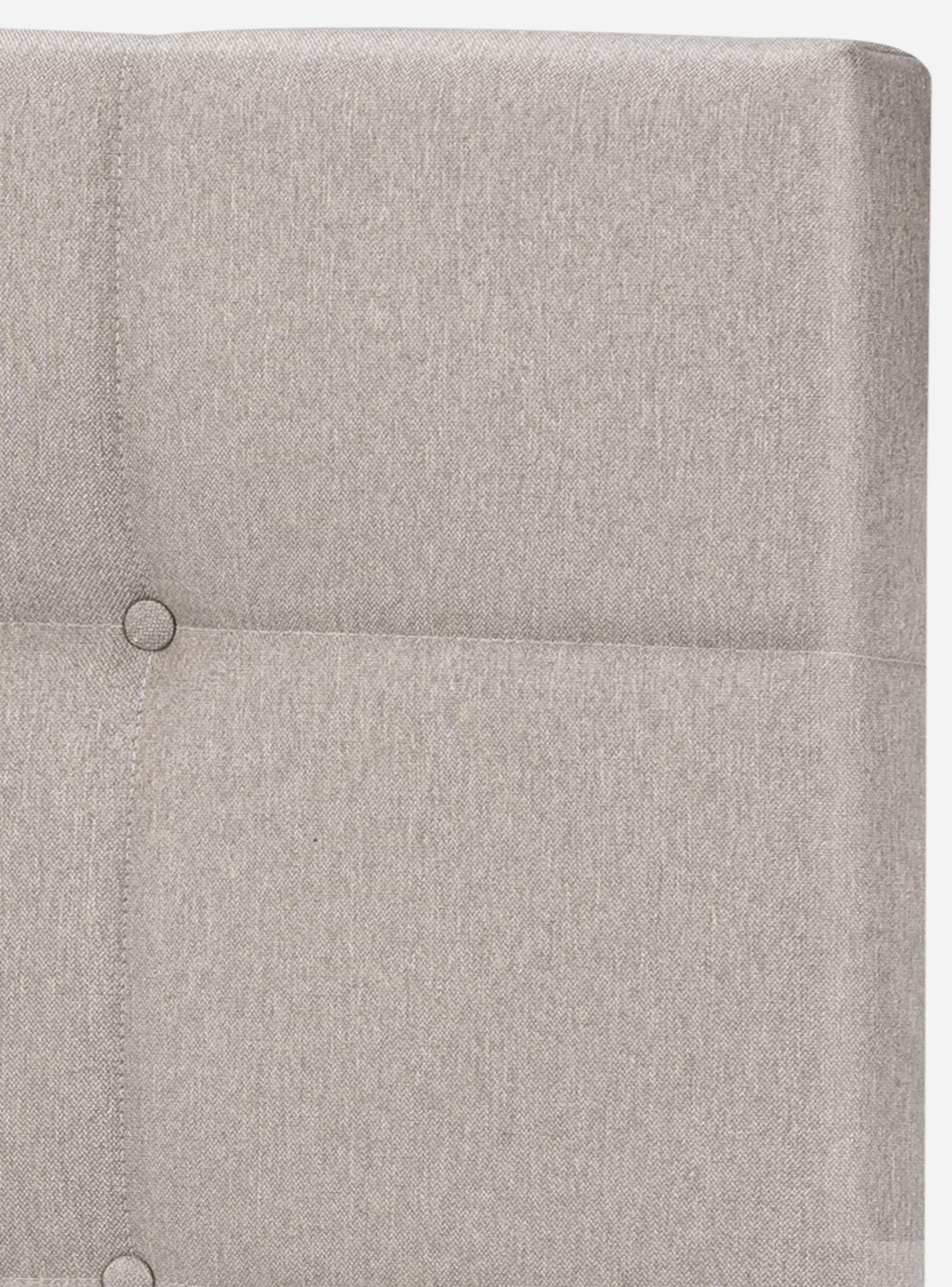 Cama Europea King Driven + Respaldo Issey Niebla-3