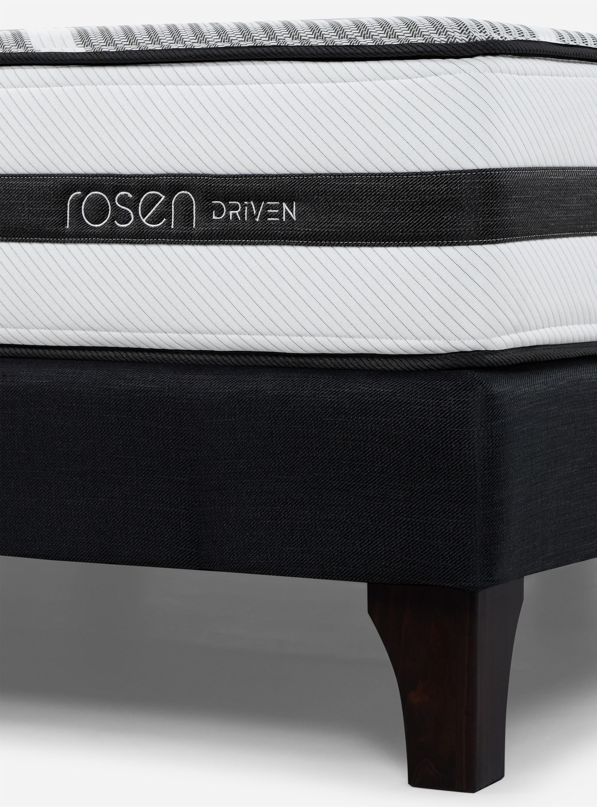 Cama Europea King Driven + Respaldo Issey Niebla-4