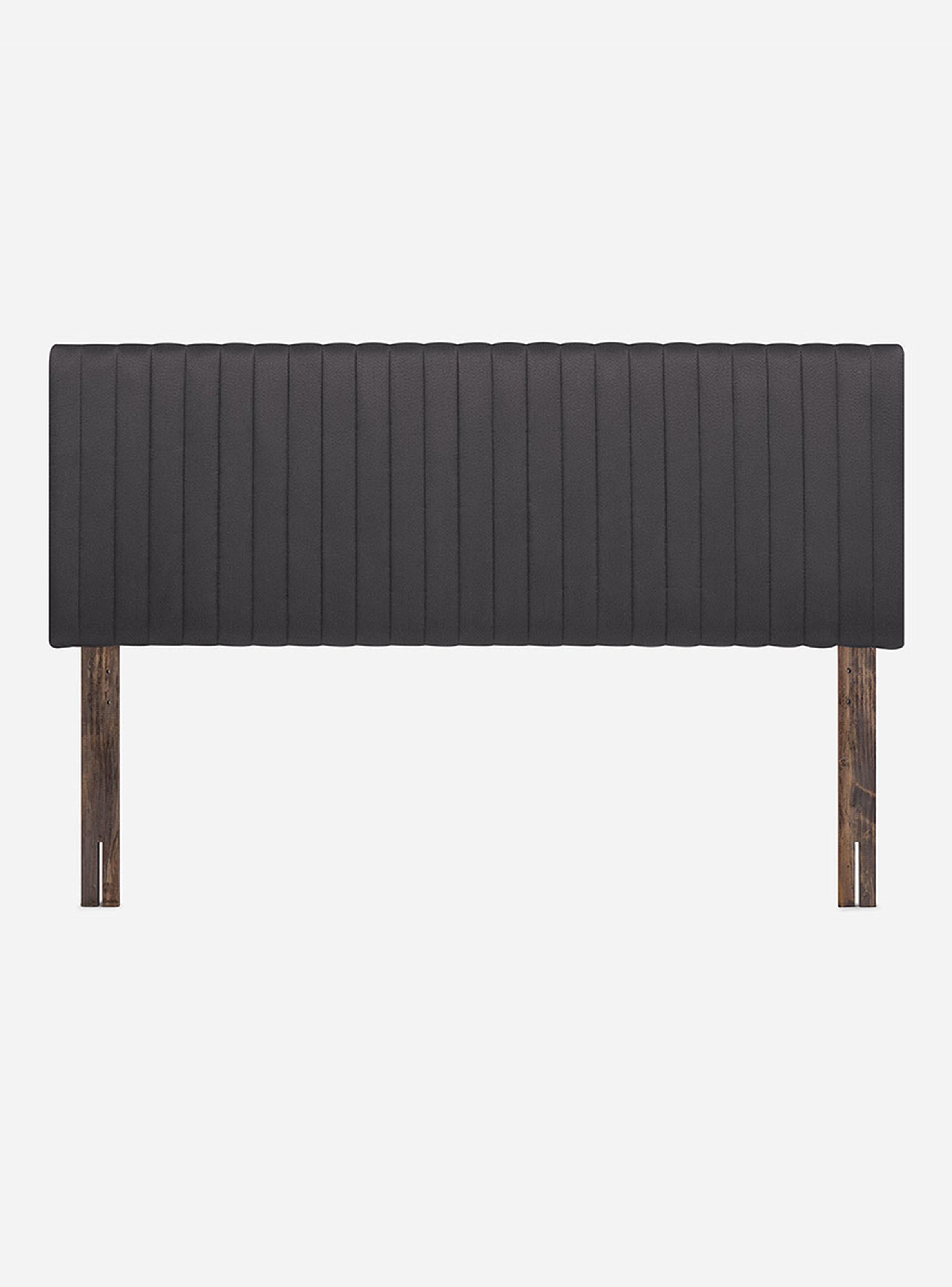 Cama Europea King Tempo + Respaldo Lucio Grafito-2