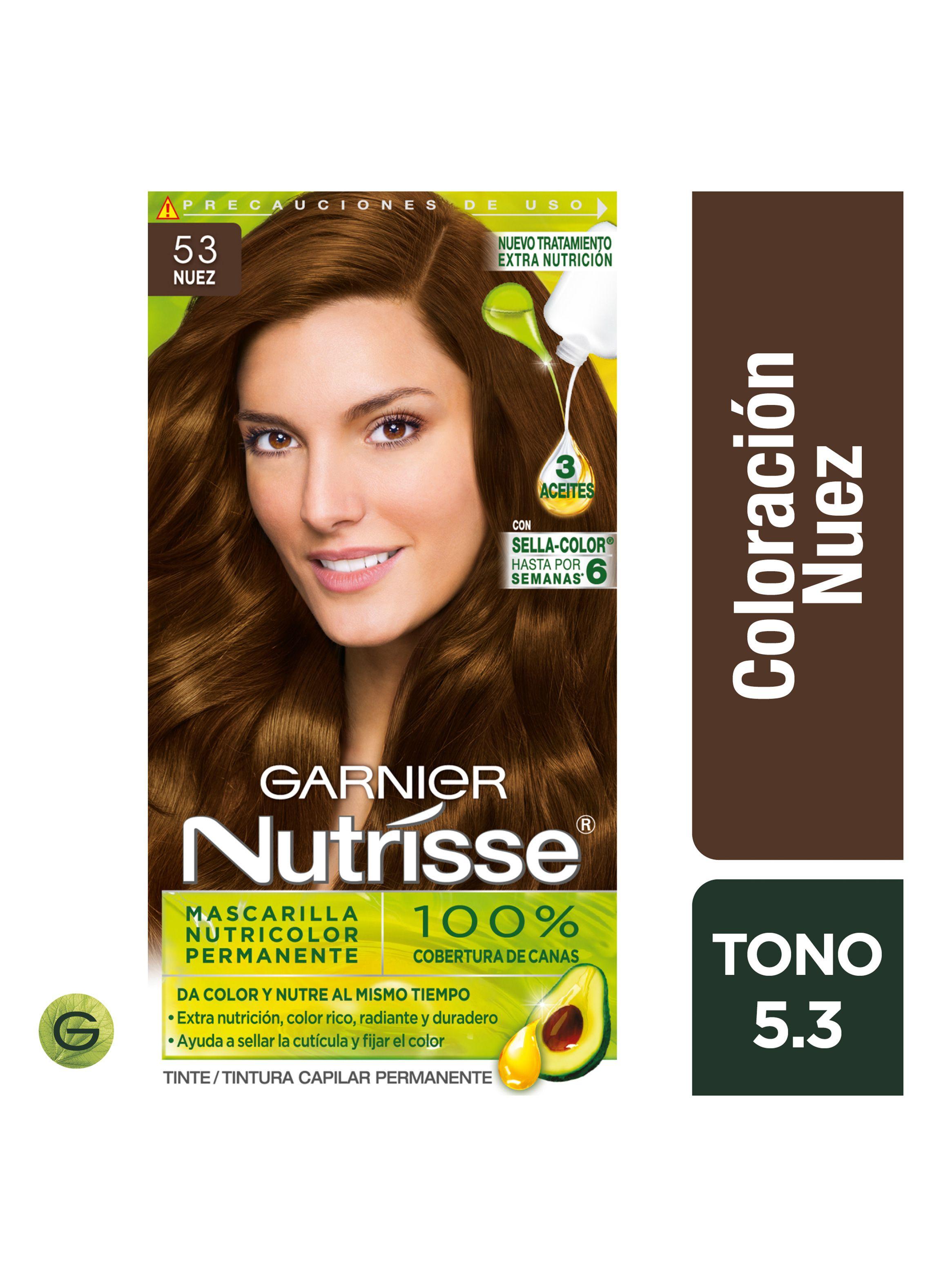 Tintura Garnier Nutrisse Cabello 53 Nuez-2