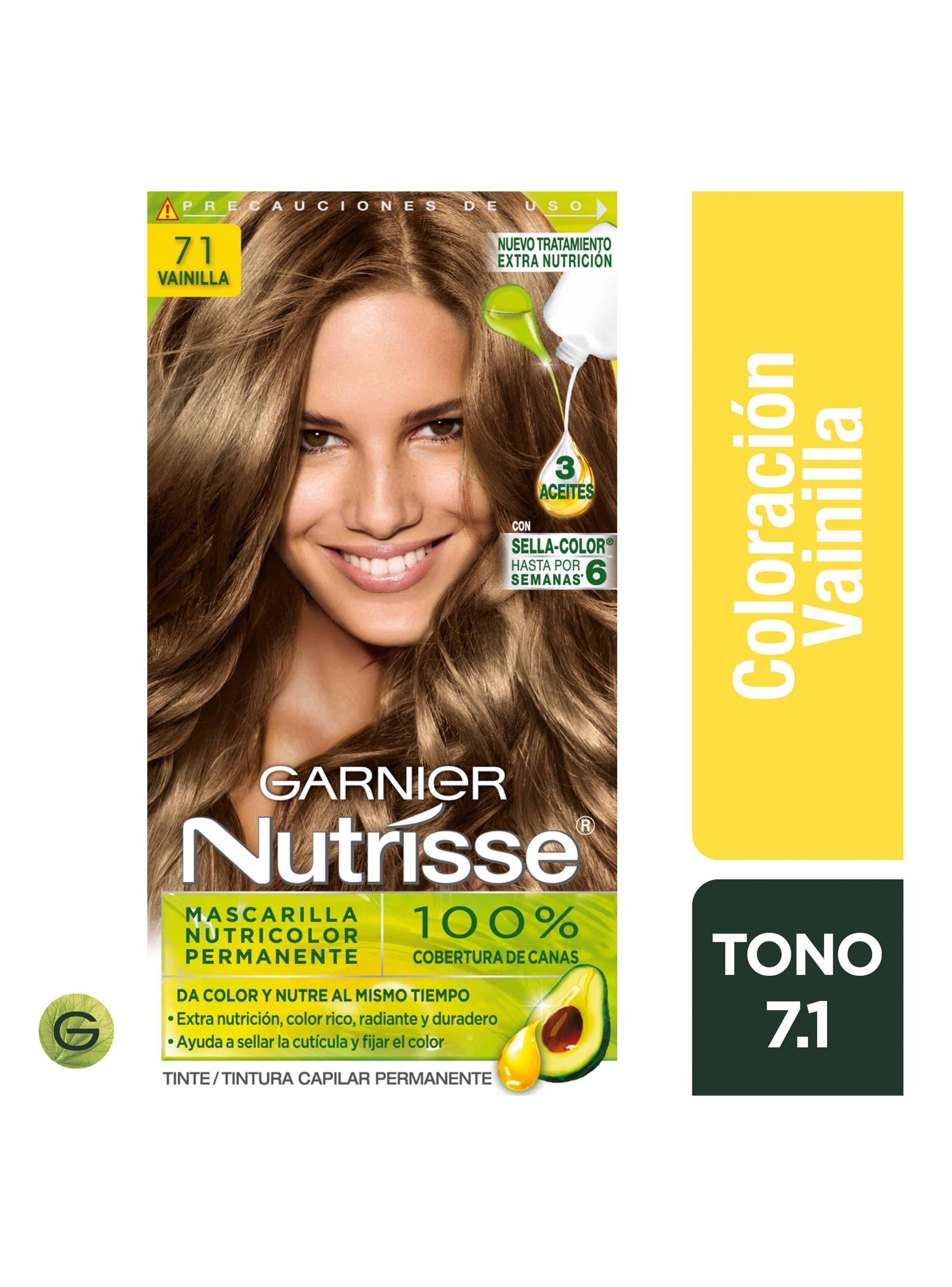 Tintura Garnier Nutrisse Cabello 71 Vainilla-2