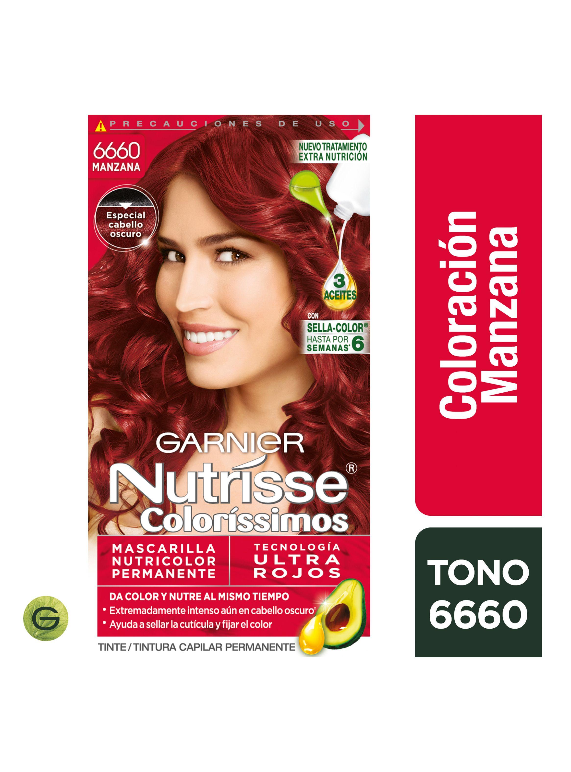 Tintura Garnier Nutrisse Cabello Colorissimos 6660 Manzana-2