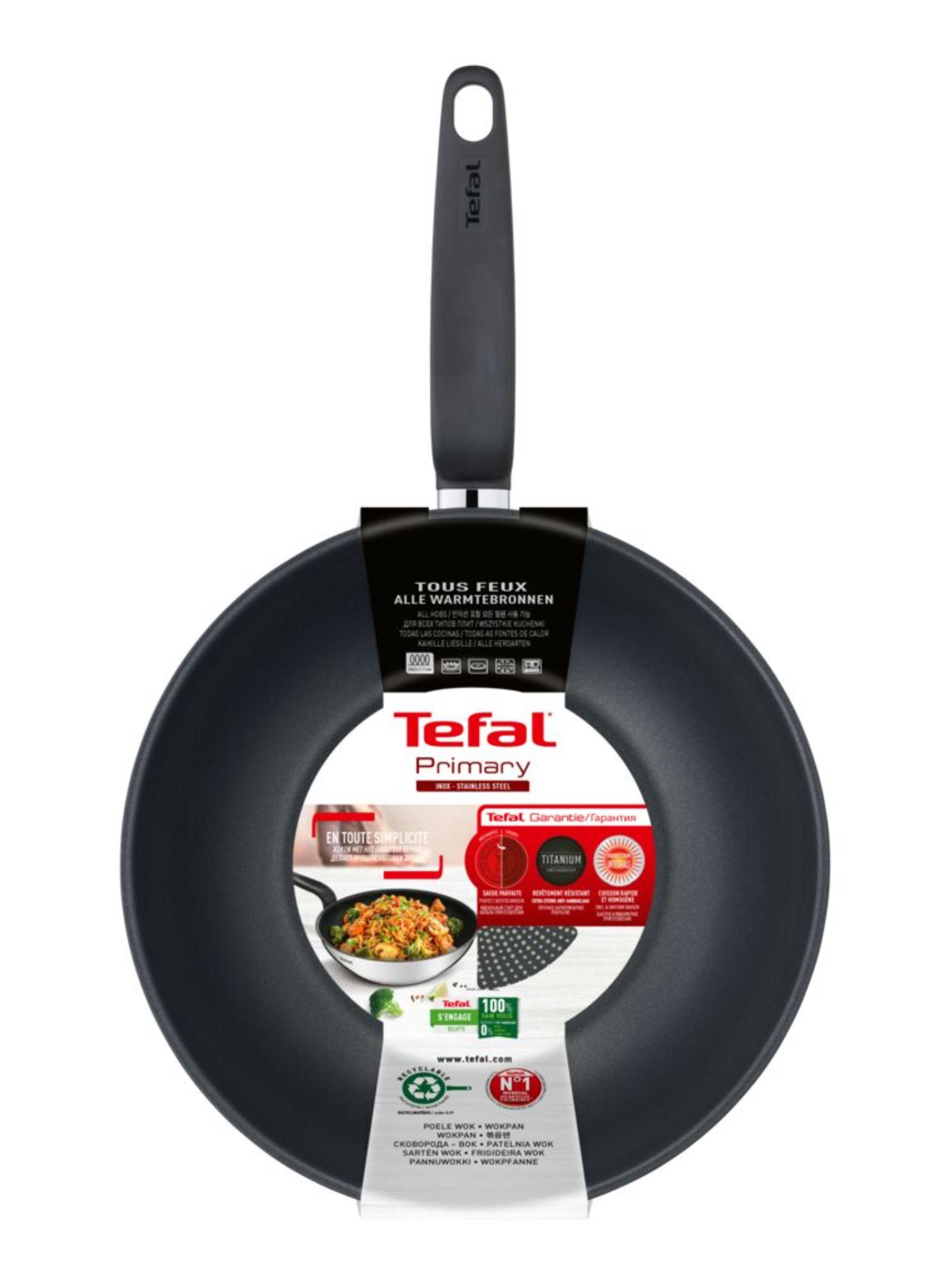 Wok 28 cm Primary Acero Inoxidable-3