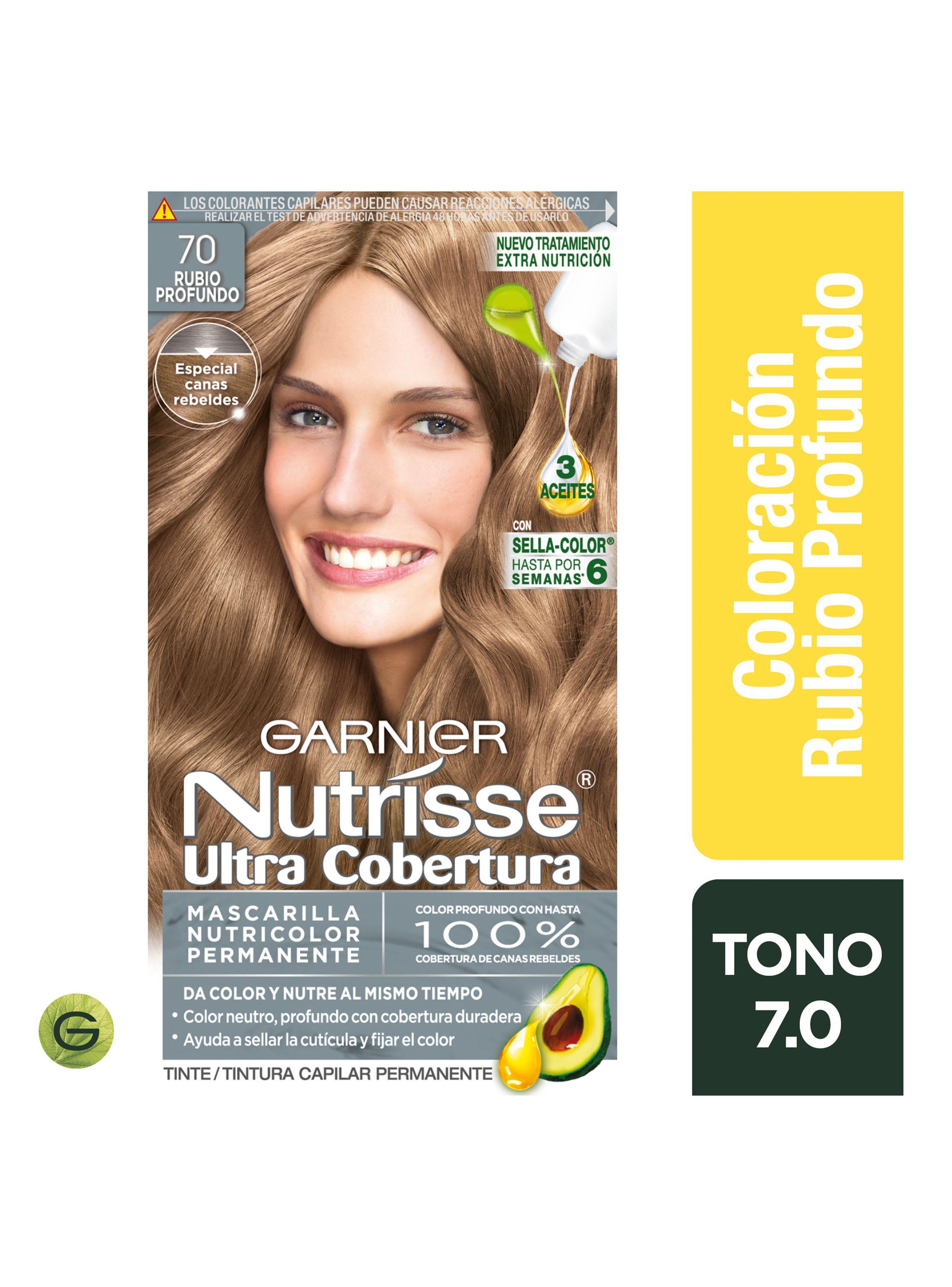 Tintura Garnier Nutrisse Ultra Cobertura 70 Rubio Profundo-2
