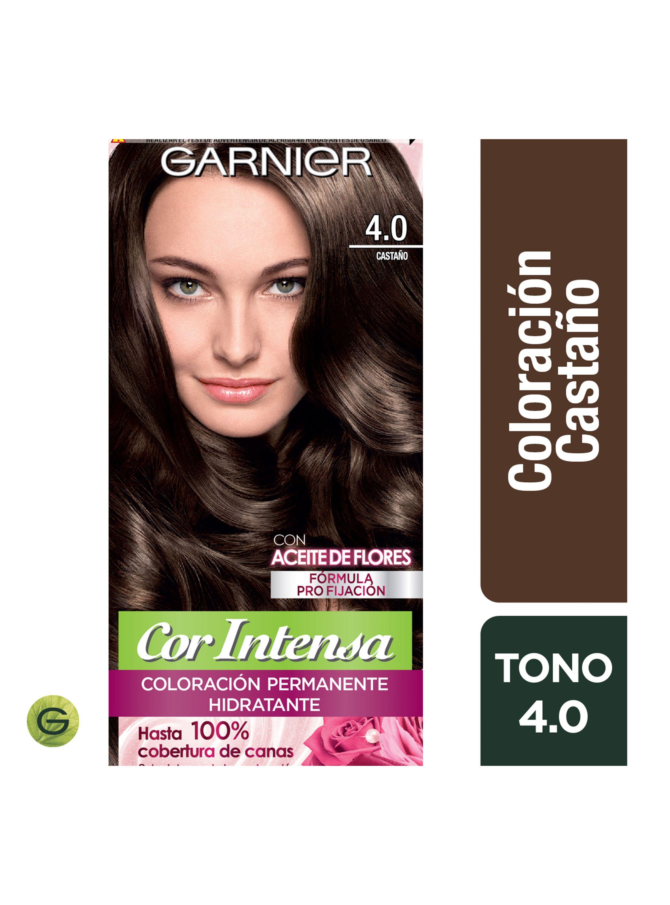 Tintura Cor Intensa Cabello Intensa 4.0 Castaño Garnier Nutrisse-2