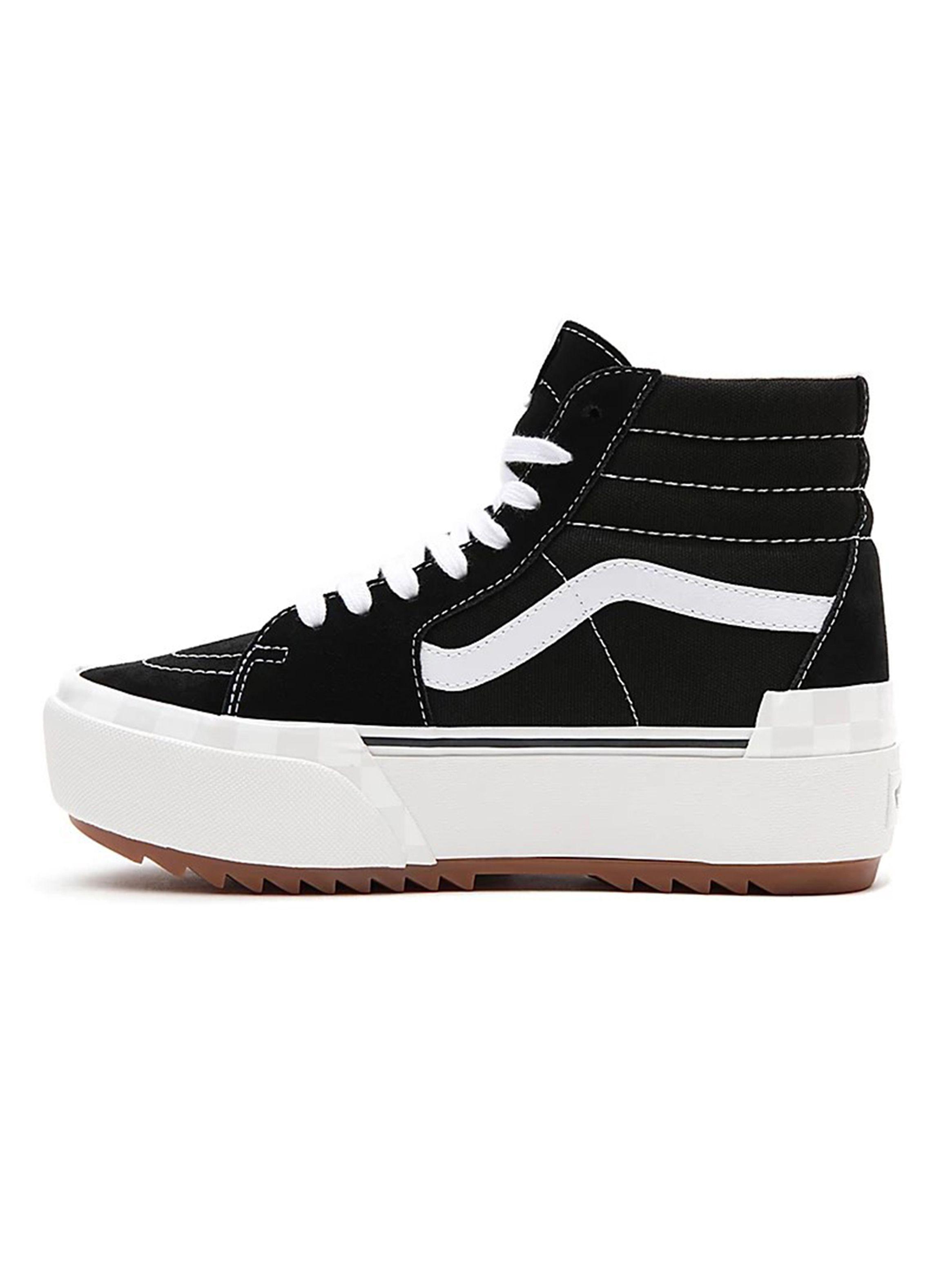 Zapatilla Urbana Suede Canvas Sk8-Hi Stacked Unisex-2