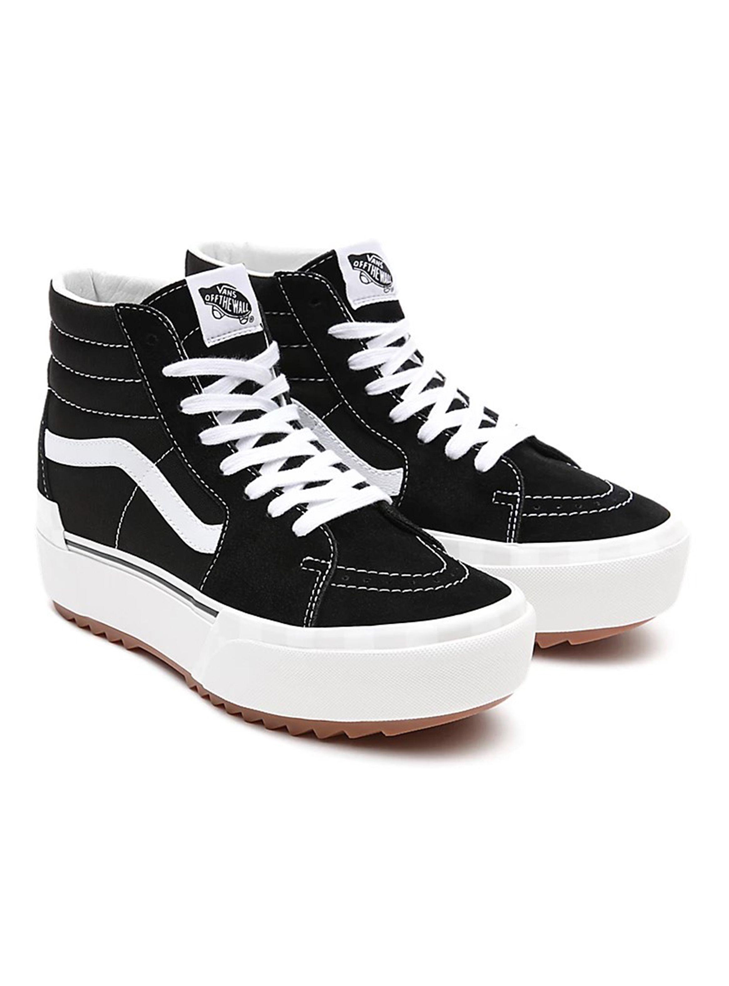 Zapatilla Urbana Suede Canvas Sk8-Hi Stacked Unisex-1