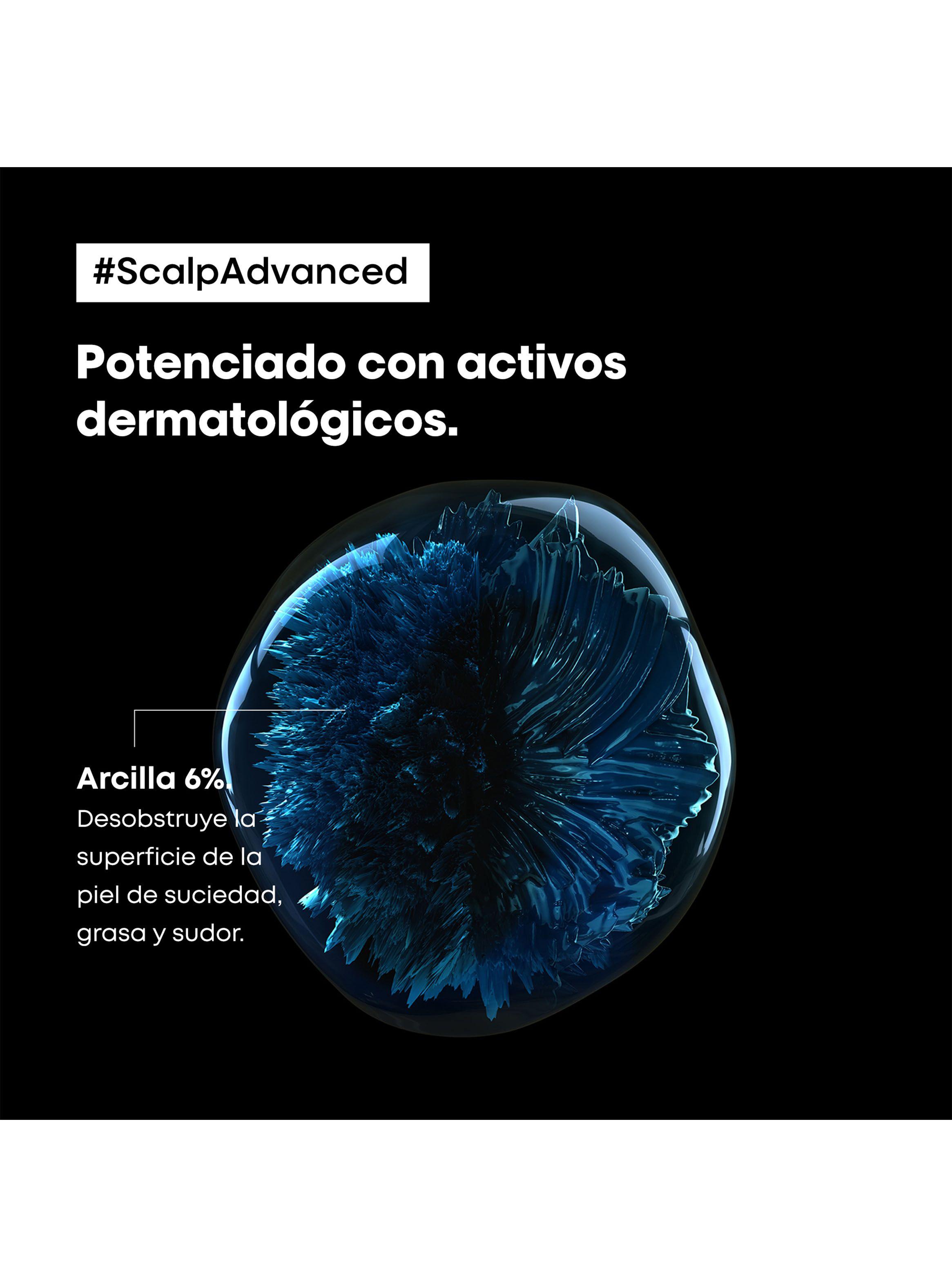 Máscara 2 en 1 Limpieza Profunda Cabello Graso Scalp Advanced 250ml-4