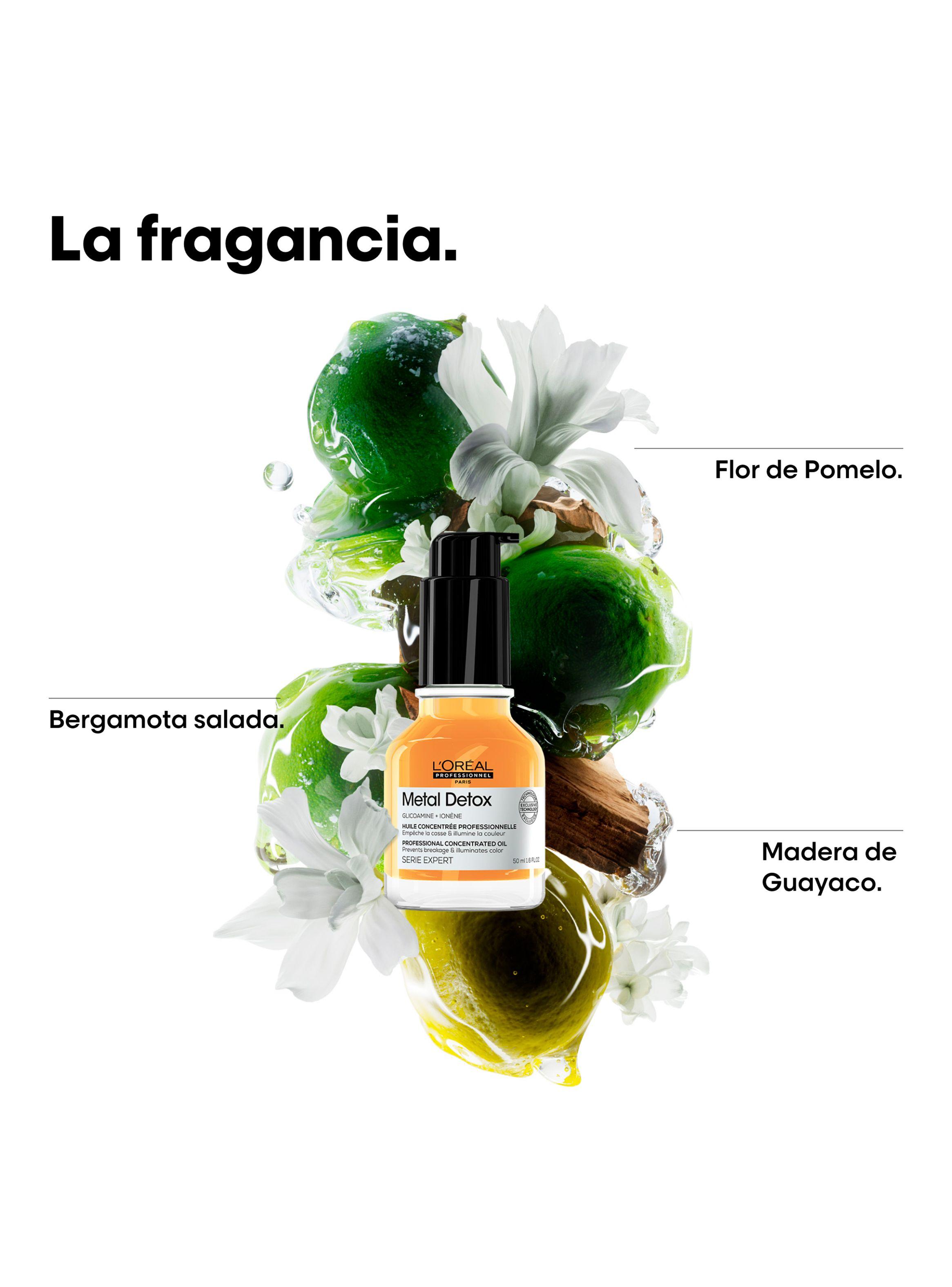 Aceite Metal Detox concentrado para evitar el quiebre y mantener el color del cabello 50ml-3