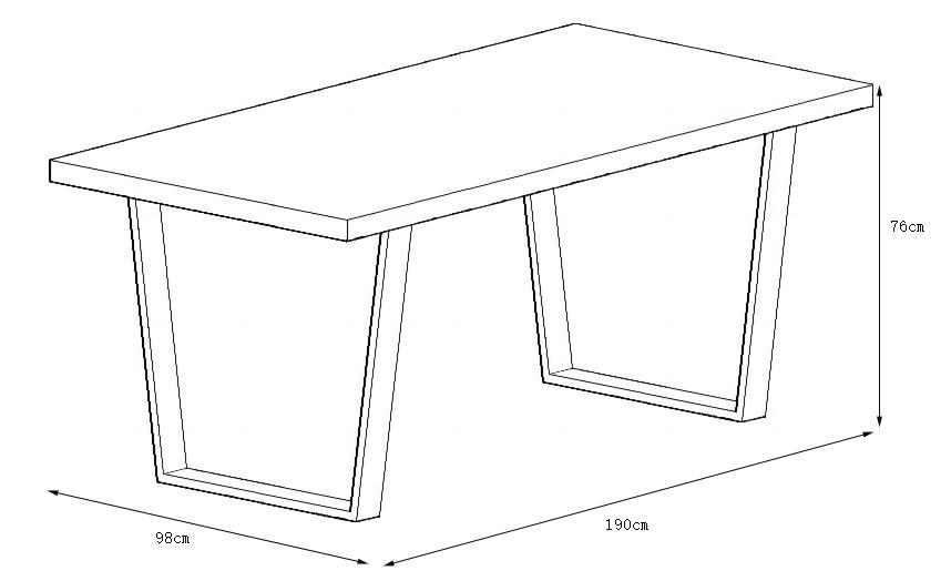 Mesa de Comedor Meraki 190 cm-2