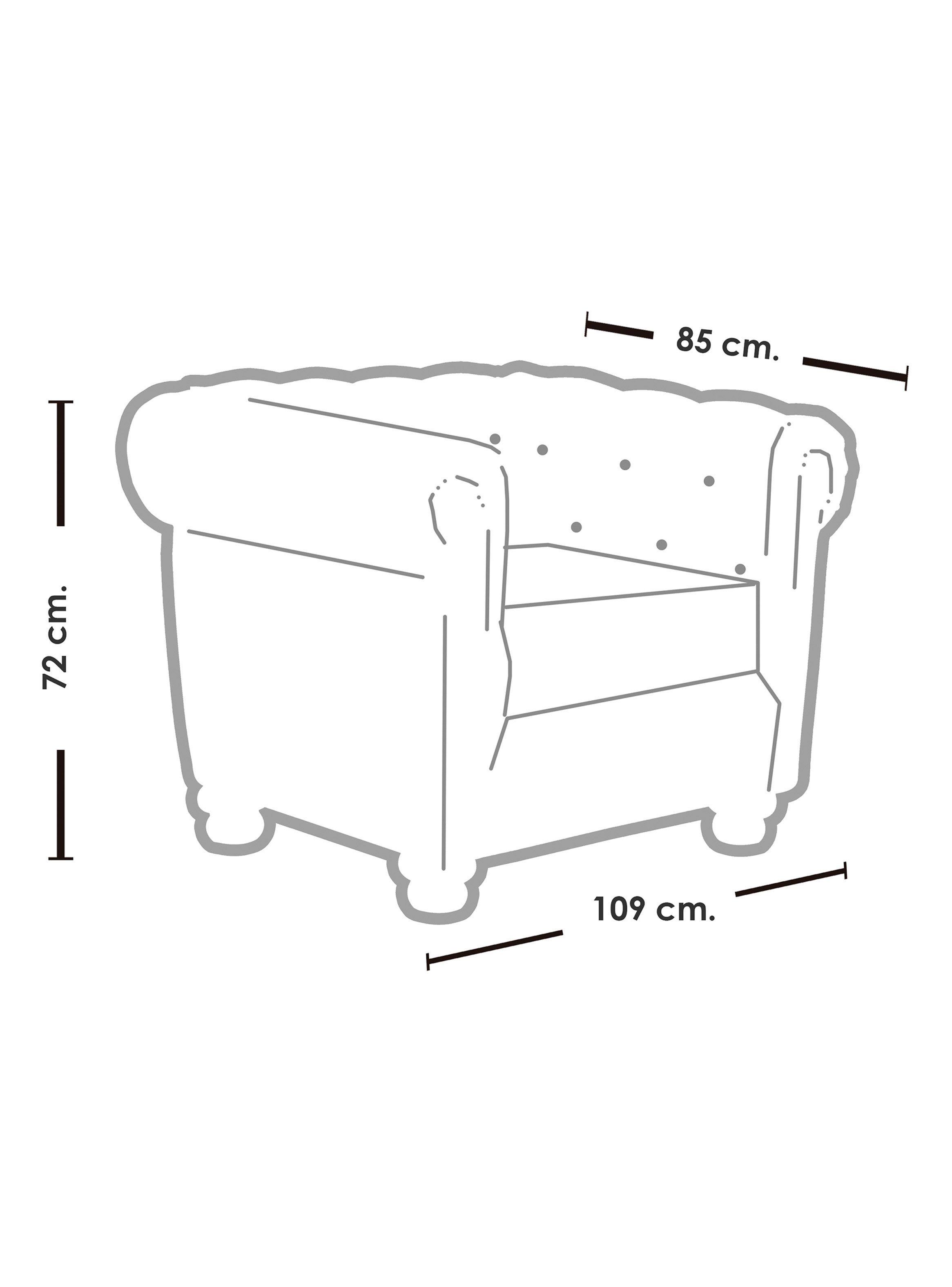 Sillón Florencia 1C Felpa-1