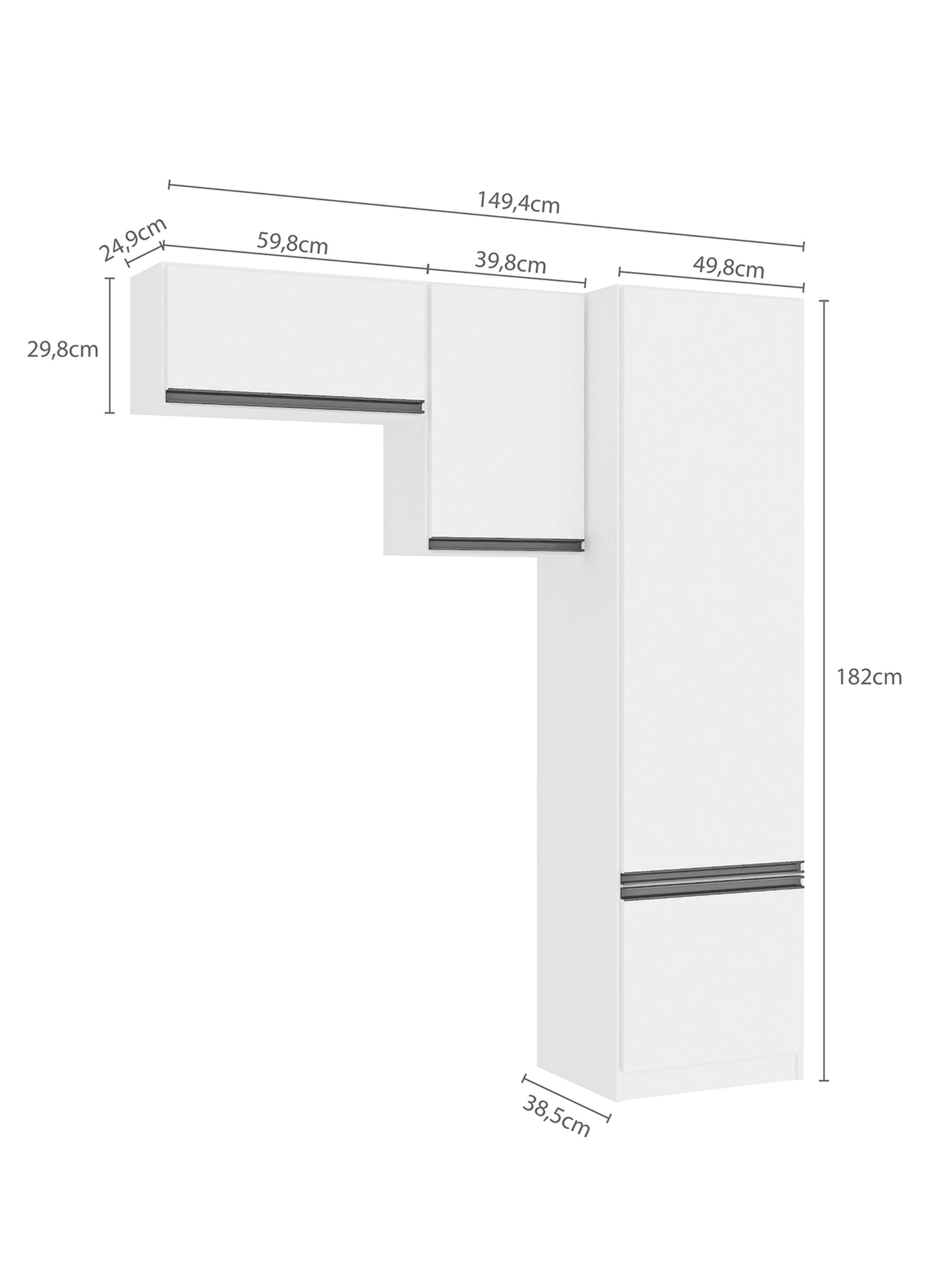 Estante Organizador de Baño Logia 4 Puertas-1