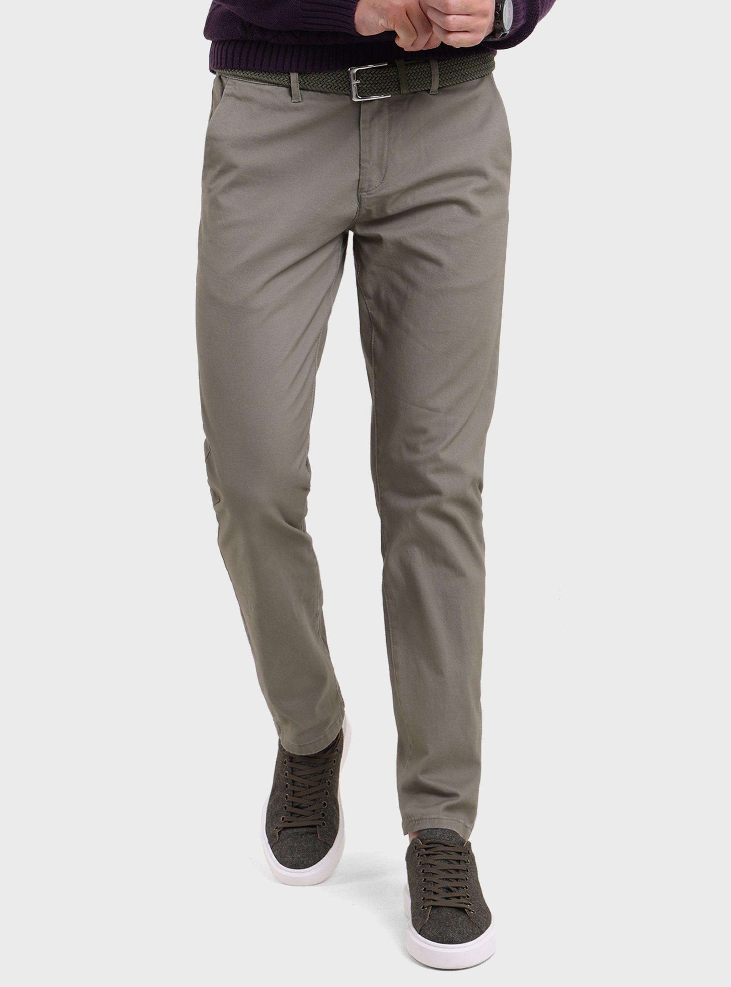 Pantalón Chino Spandex Gris-0