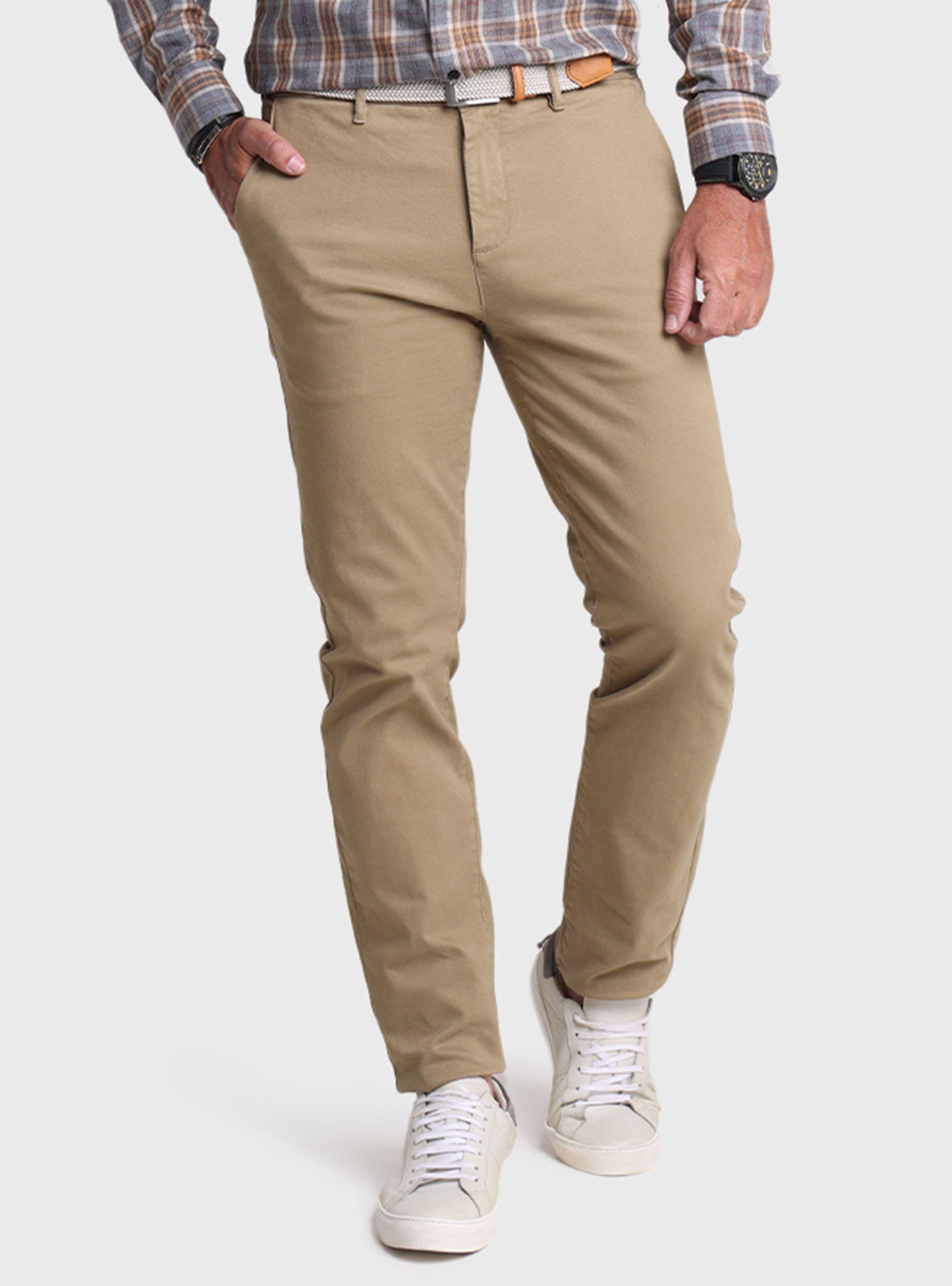 Pantalón Chino Spandex Gris-0