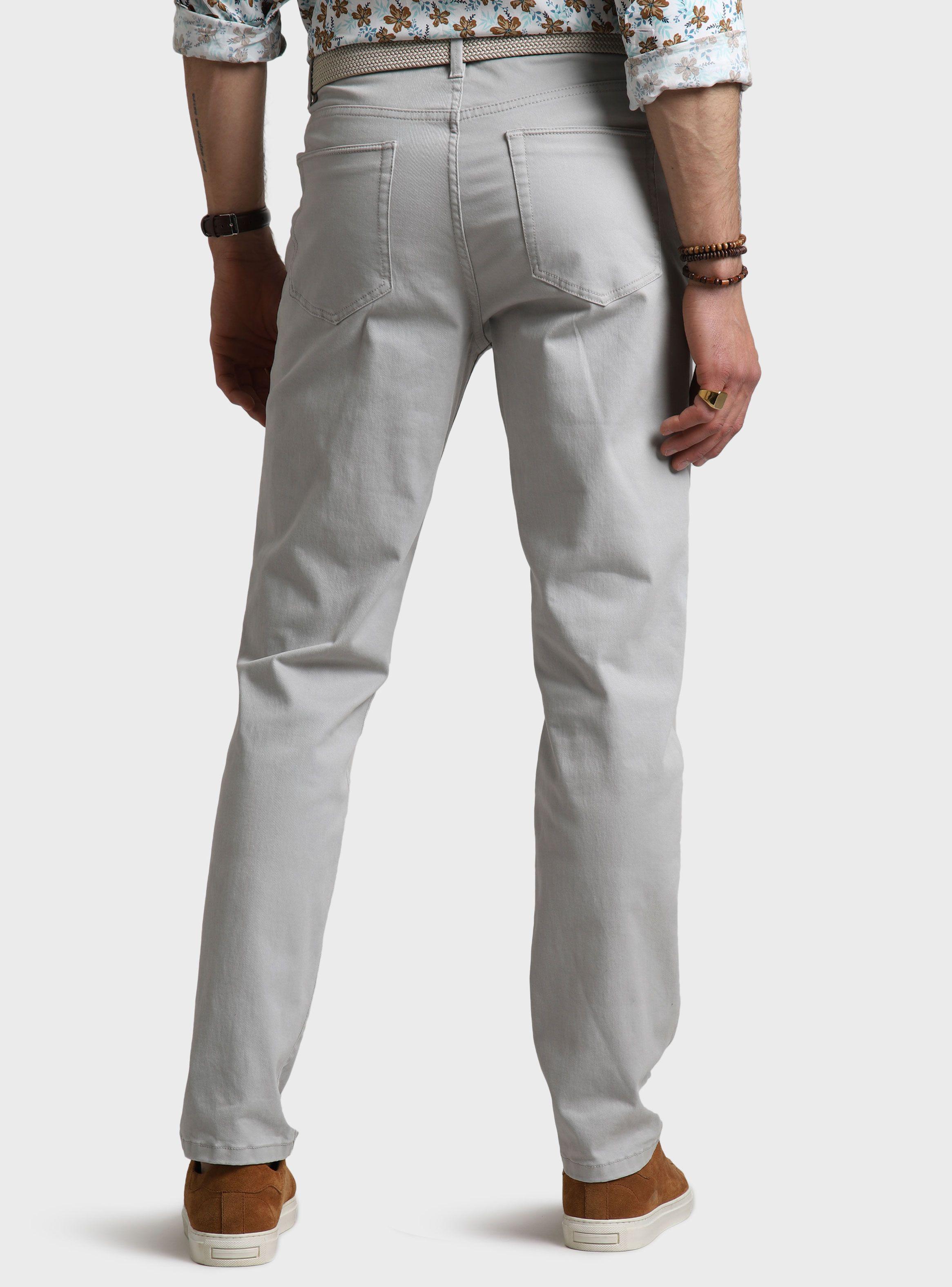 Pantalón Five Pocket Spandex Gris-1