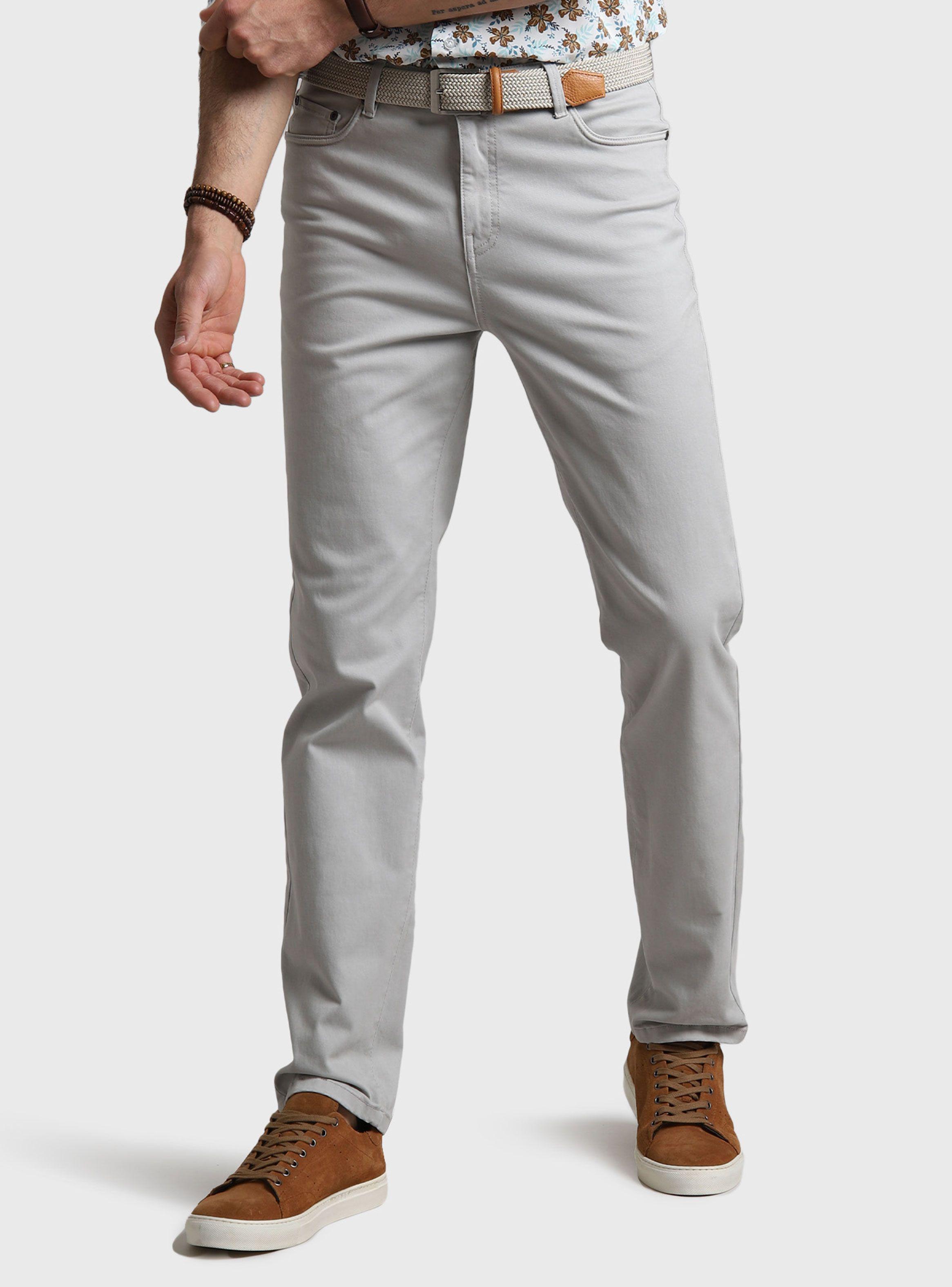 Pantalón Five Pocket Spandex Gris-0