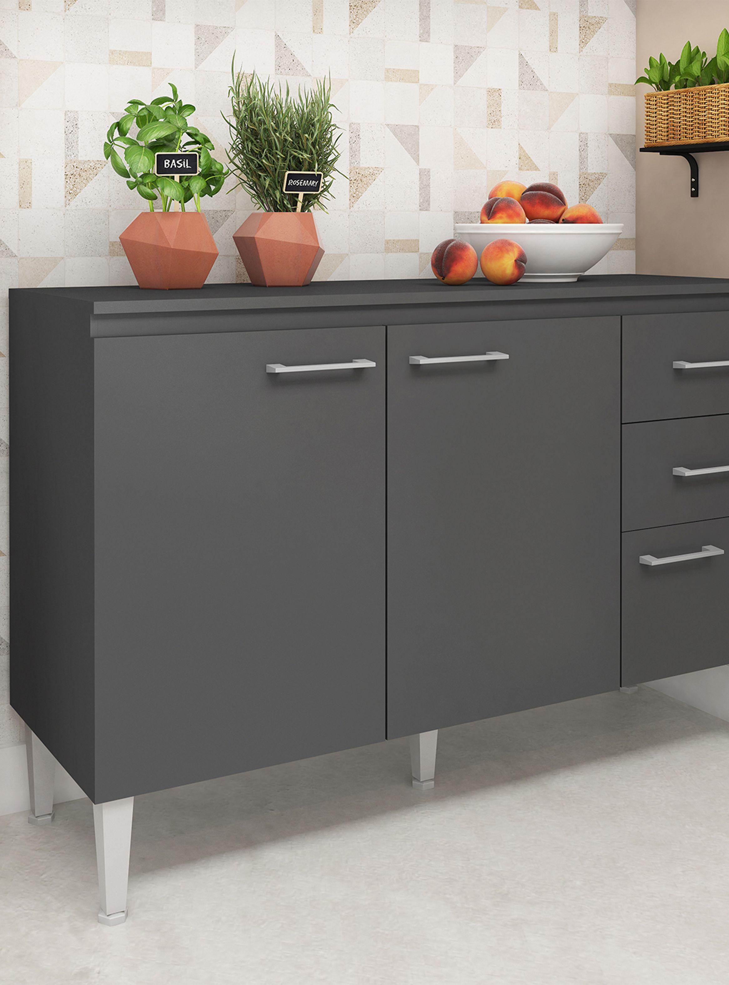 Mueble Base Opie 3 Puertas 2 Cajones-4
