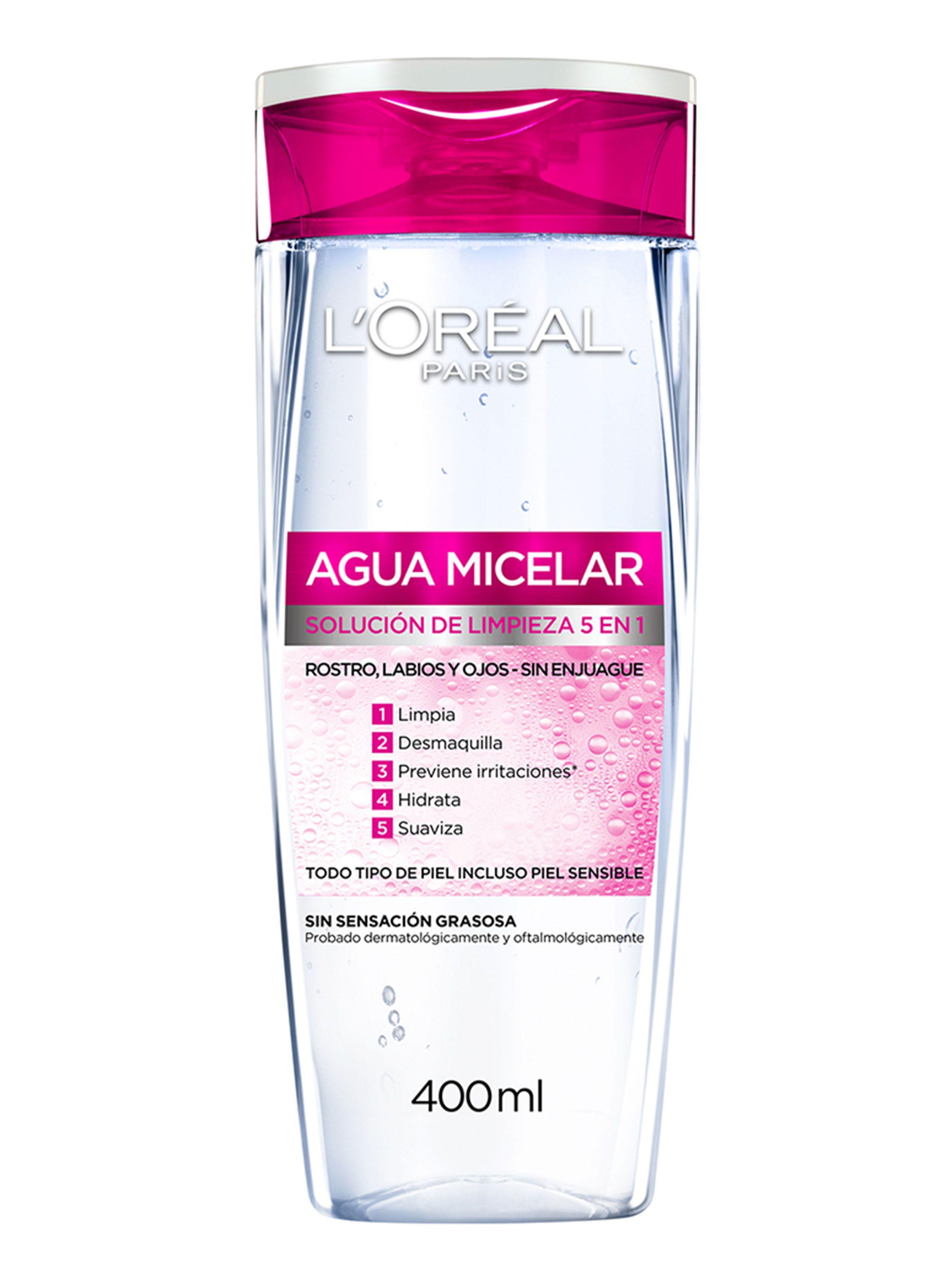 Agua Dermo Expertise L'Oréal Paris Micelar 5 en 1 400 ml-1