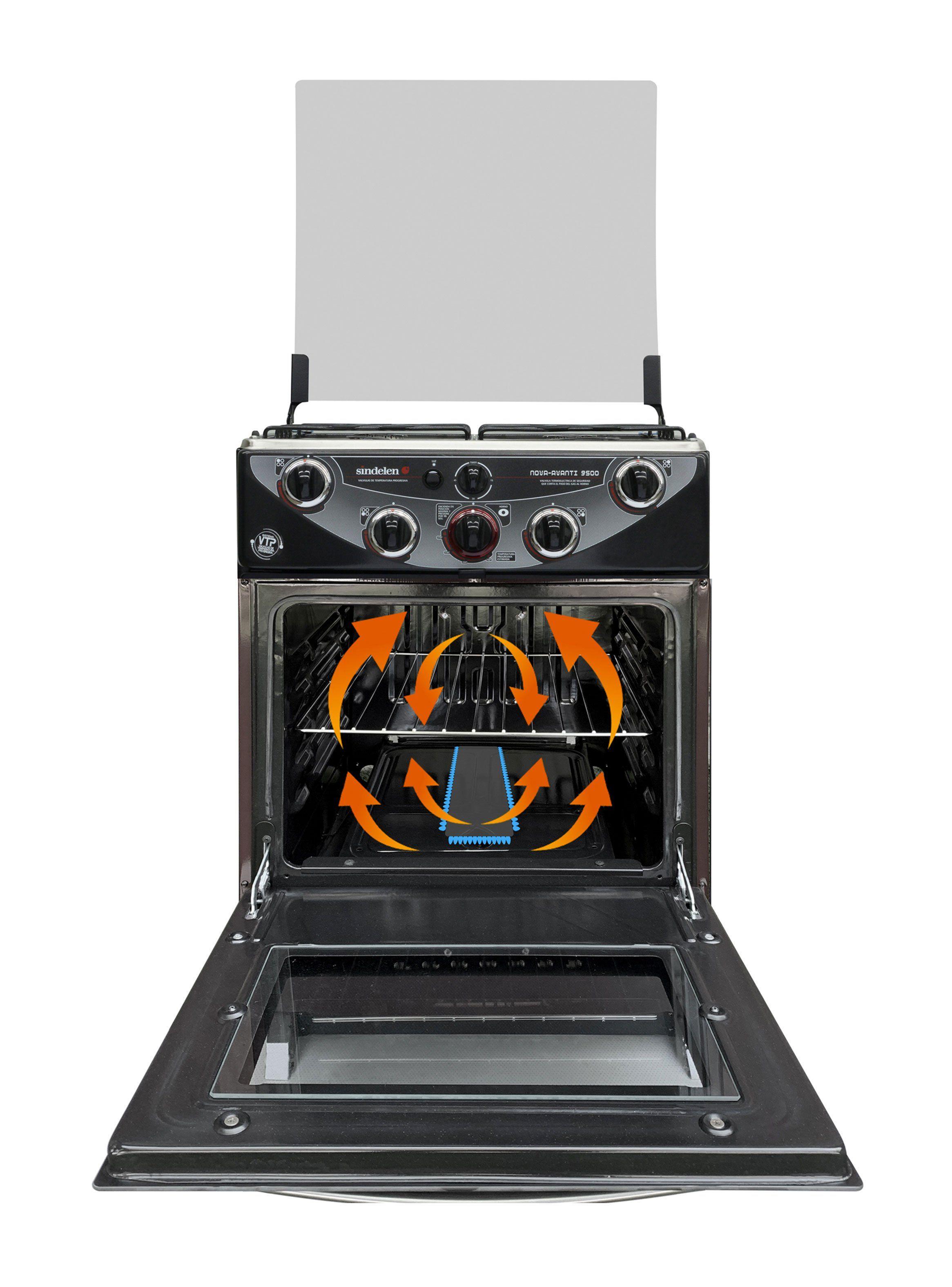 Cocina Sindelen a Gas CH9500NG 4 Platos-2