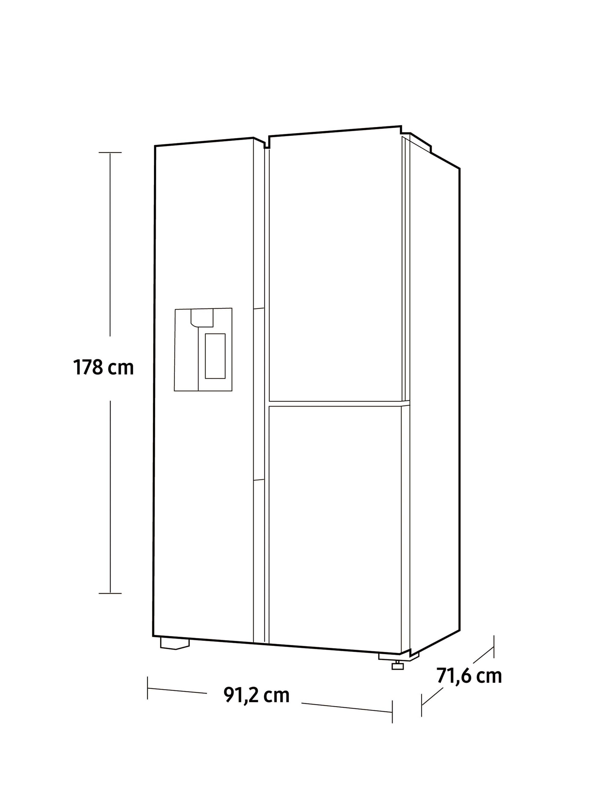 Refrigerador Side by Side Samsung No Frost 604 Litros RS68N8670B1ZS-8
