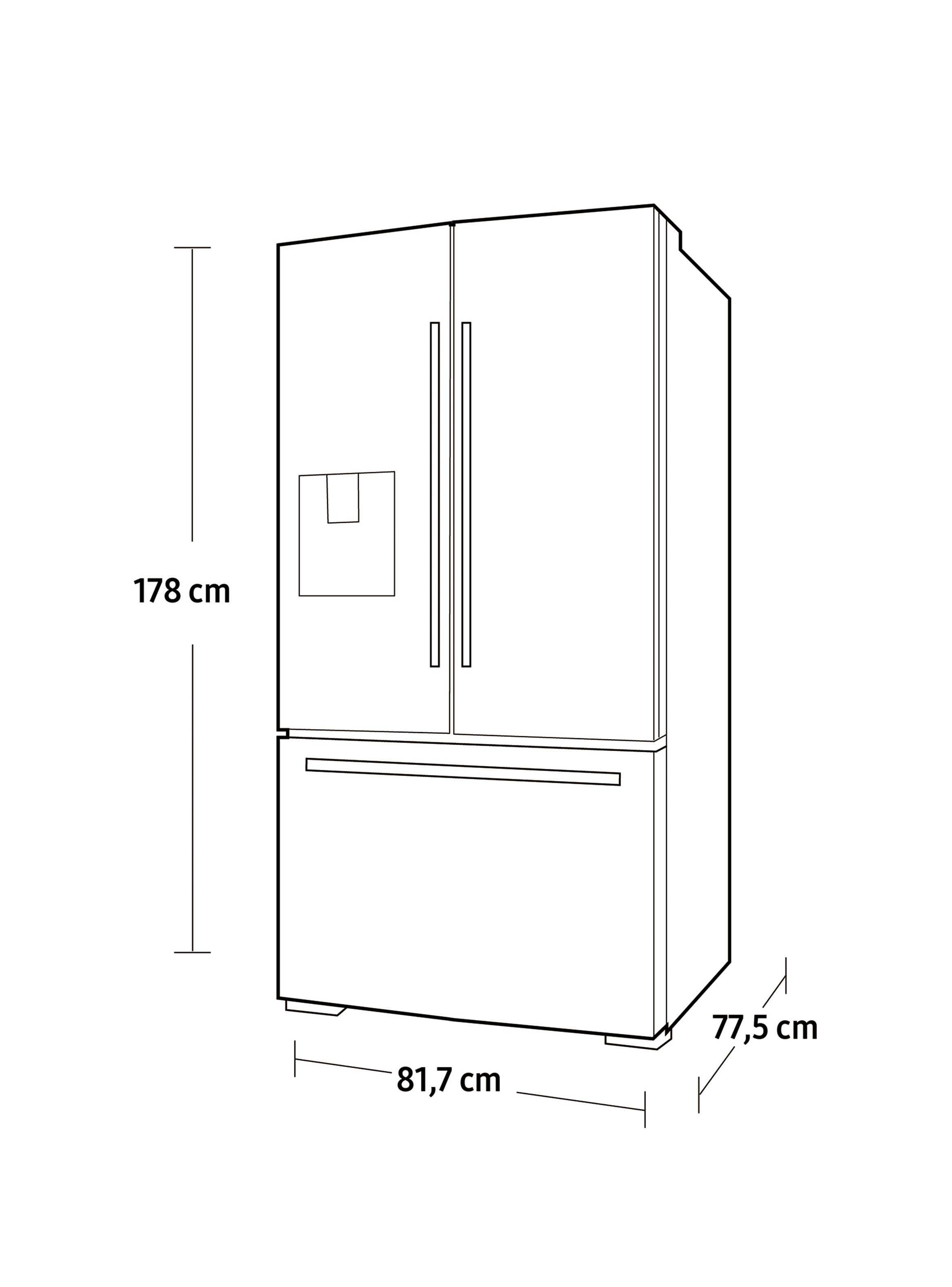 Refrigerador Side By Side Samsung No Frost 435 Litros RF62QESGZS-3