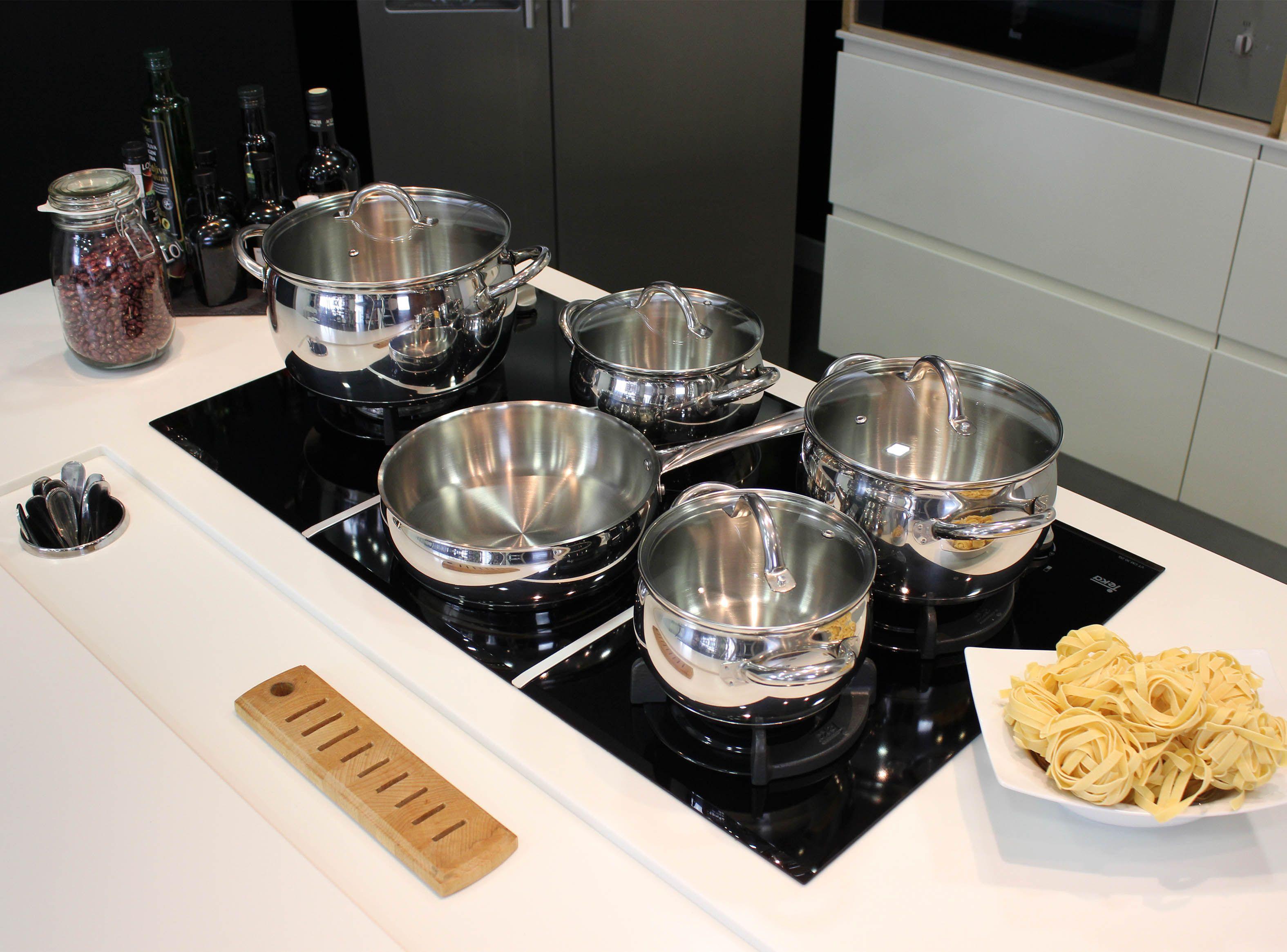 Batería de Cocina Kuchen Acero Inoxidable 9 Piezas-1