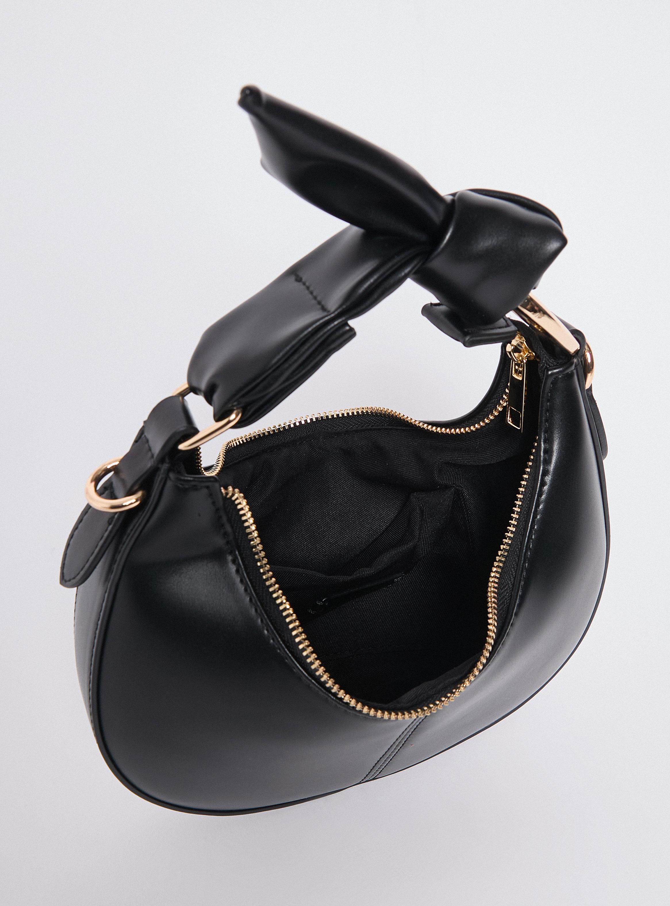 Cartera Crossbody con Nudo Decorativo-3