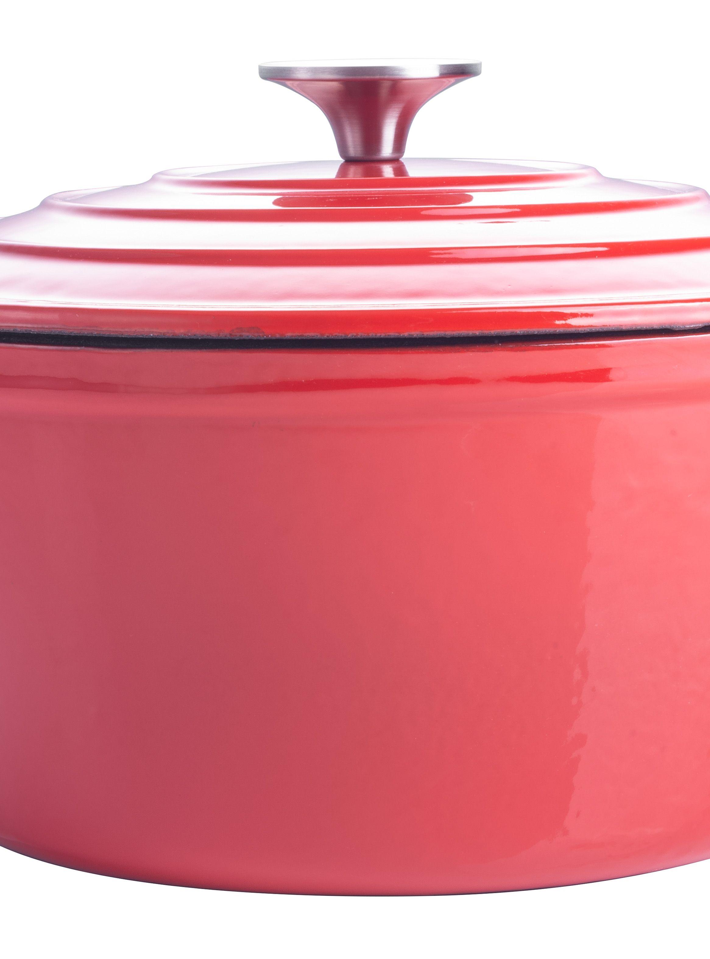 Olla Ferro 24 cm Roja-2