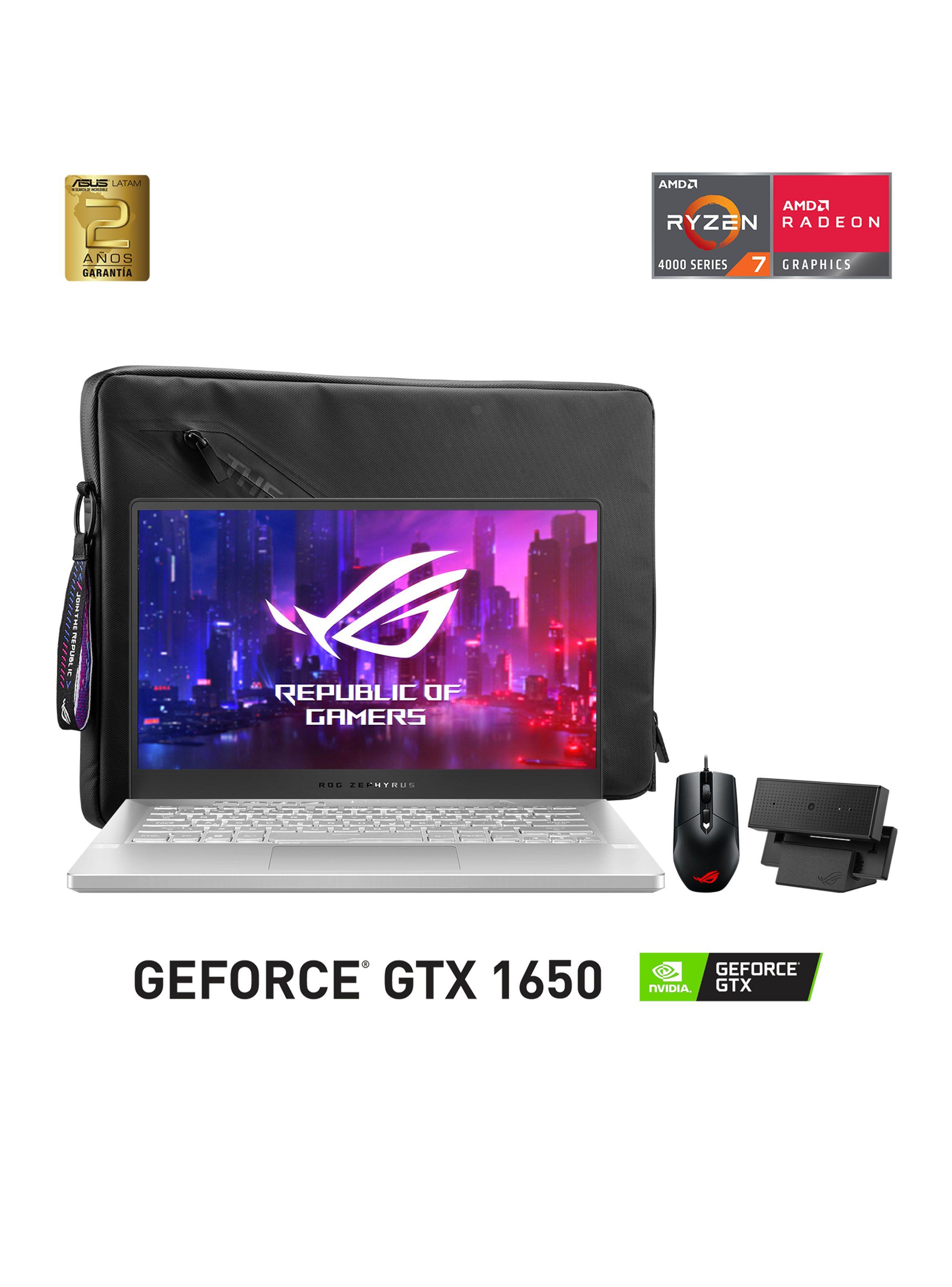 Notebook Asus ROG Zephyrus G14 GA401IHR-K2041T AMD Ryzen 7 NVIDIA GeForce GTX 1650 16GB RAM 512GB SSD 14" WQHD 120Hz-0